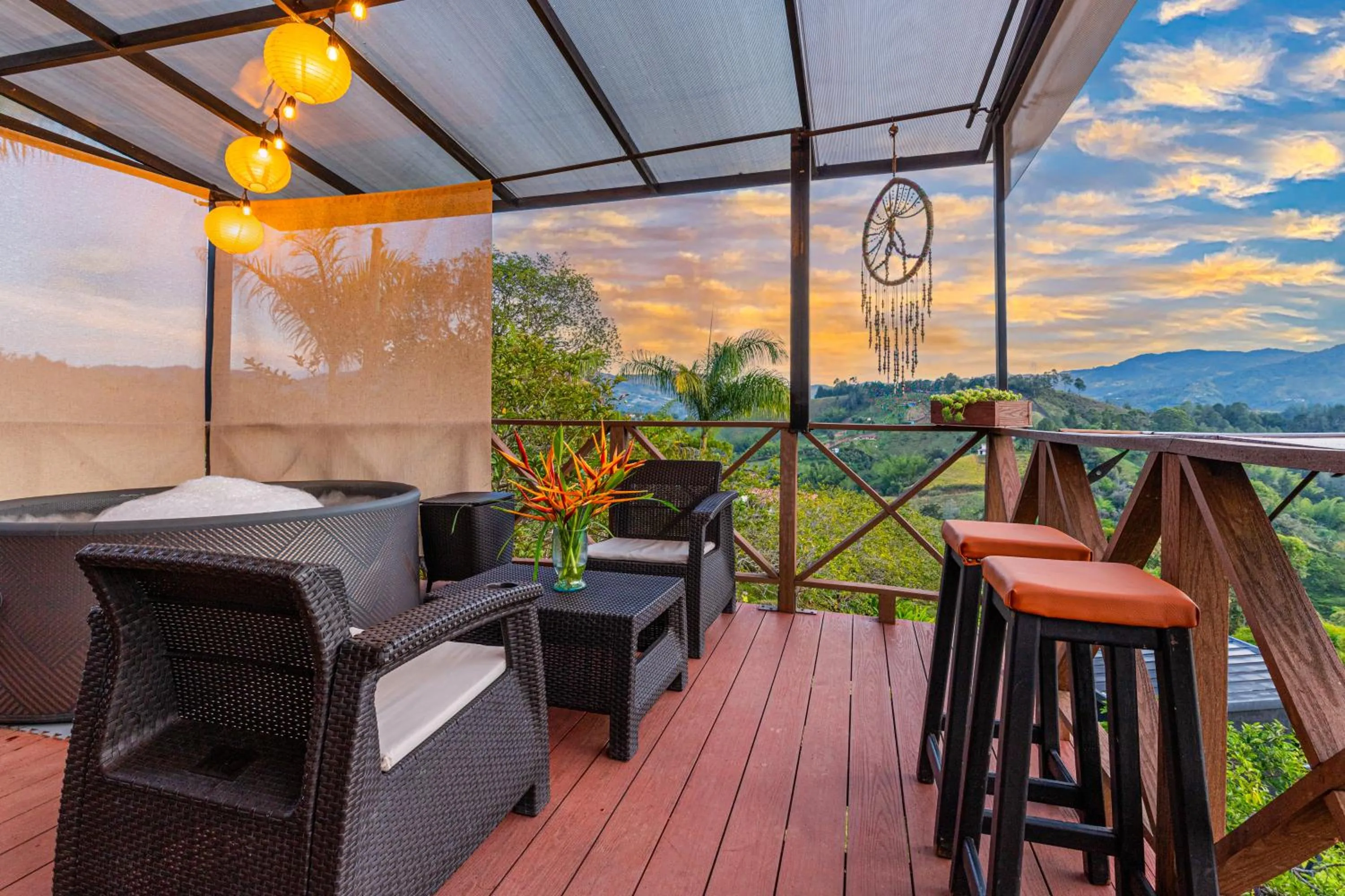 Patio in Roots Eco House