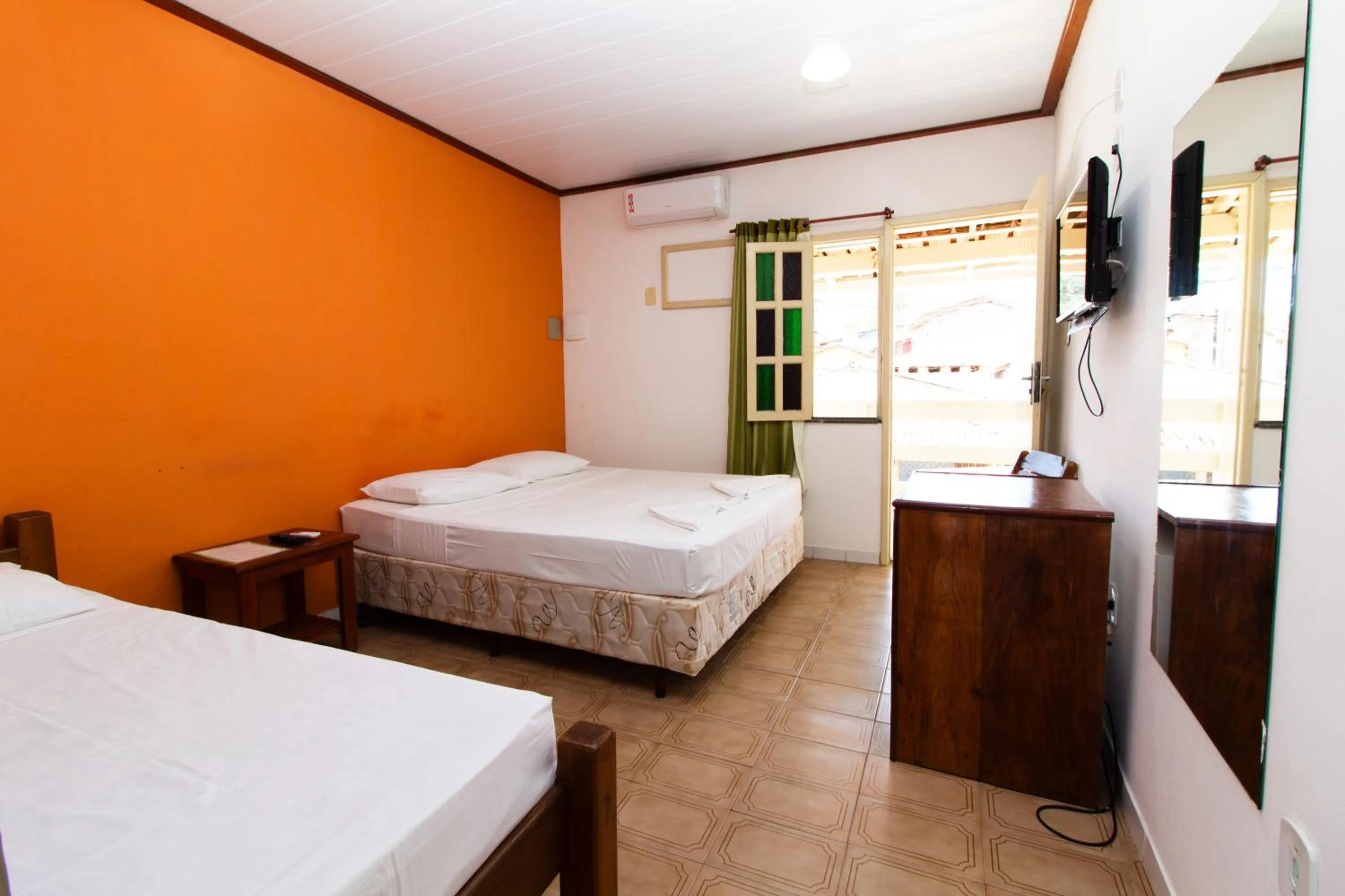 Bed in Pousada Manga Rosa- Arraial