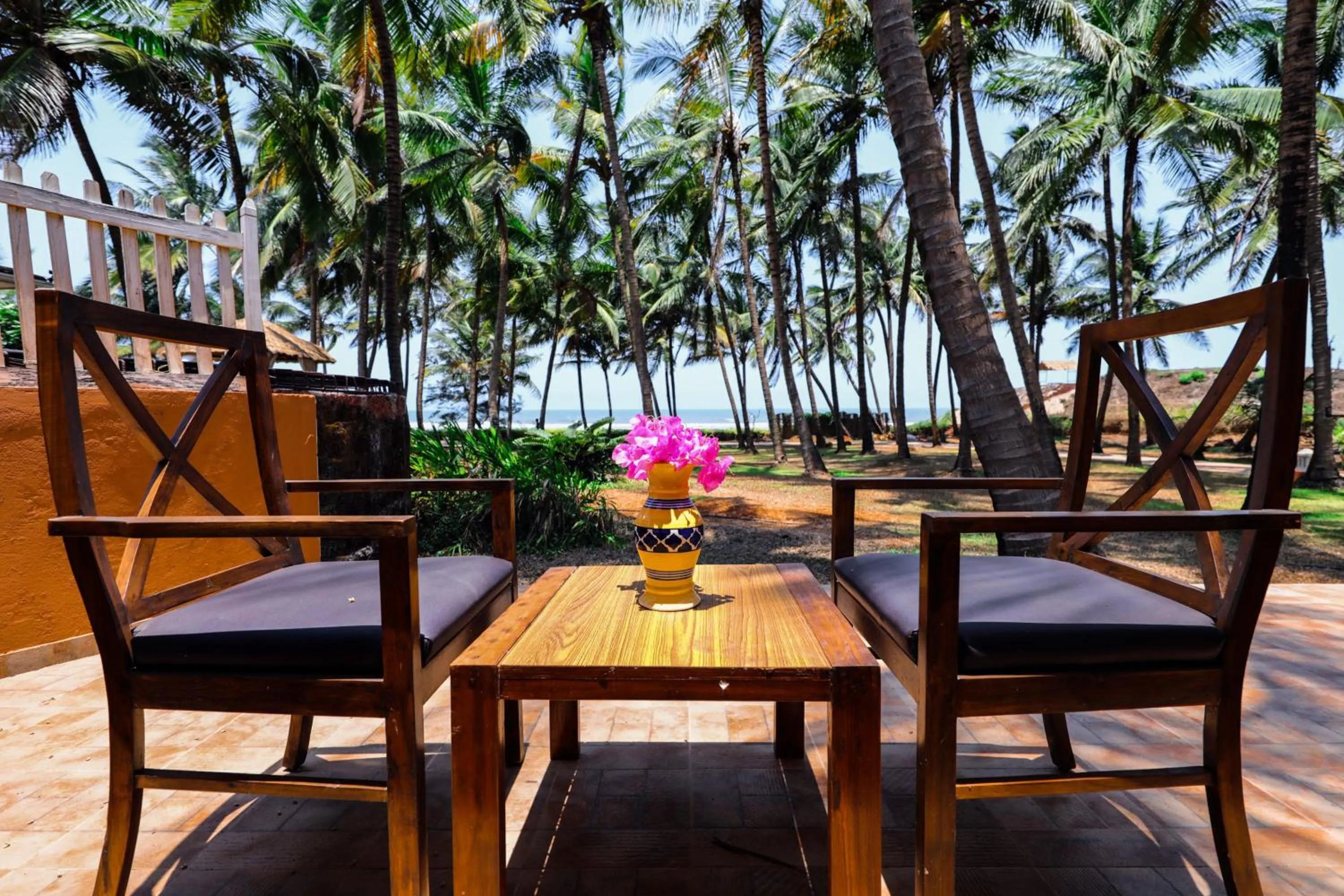 Balcony/Terrace in Blue Ocean The Fern Resort & Spa Ganpatipule