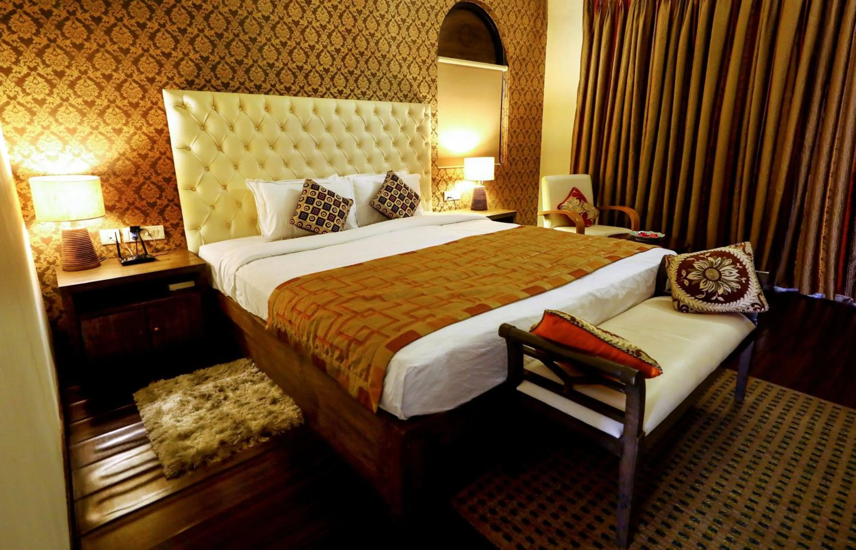 Photo of the whole room, Bed in Blue Ocean The Fern Resort & Spa Ganpatipule