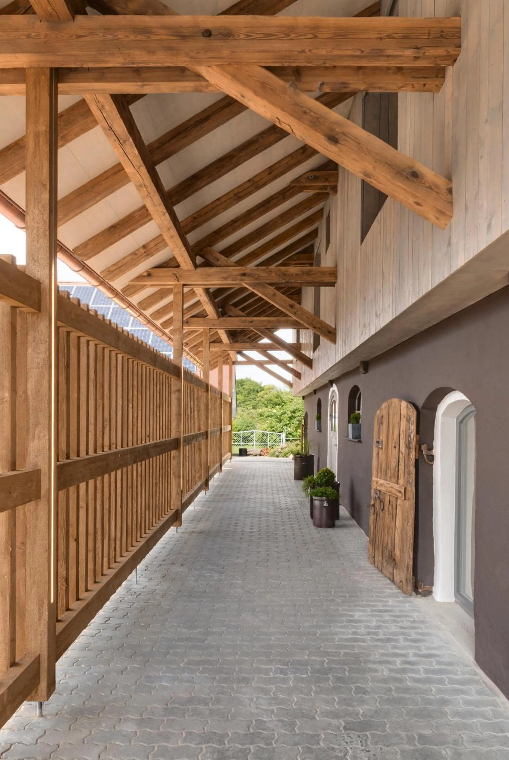 Facade/entrance in AlmRefugio