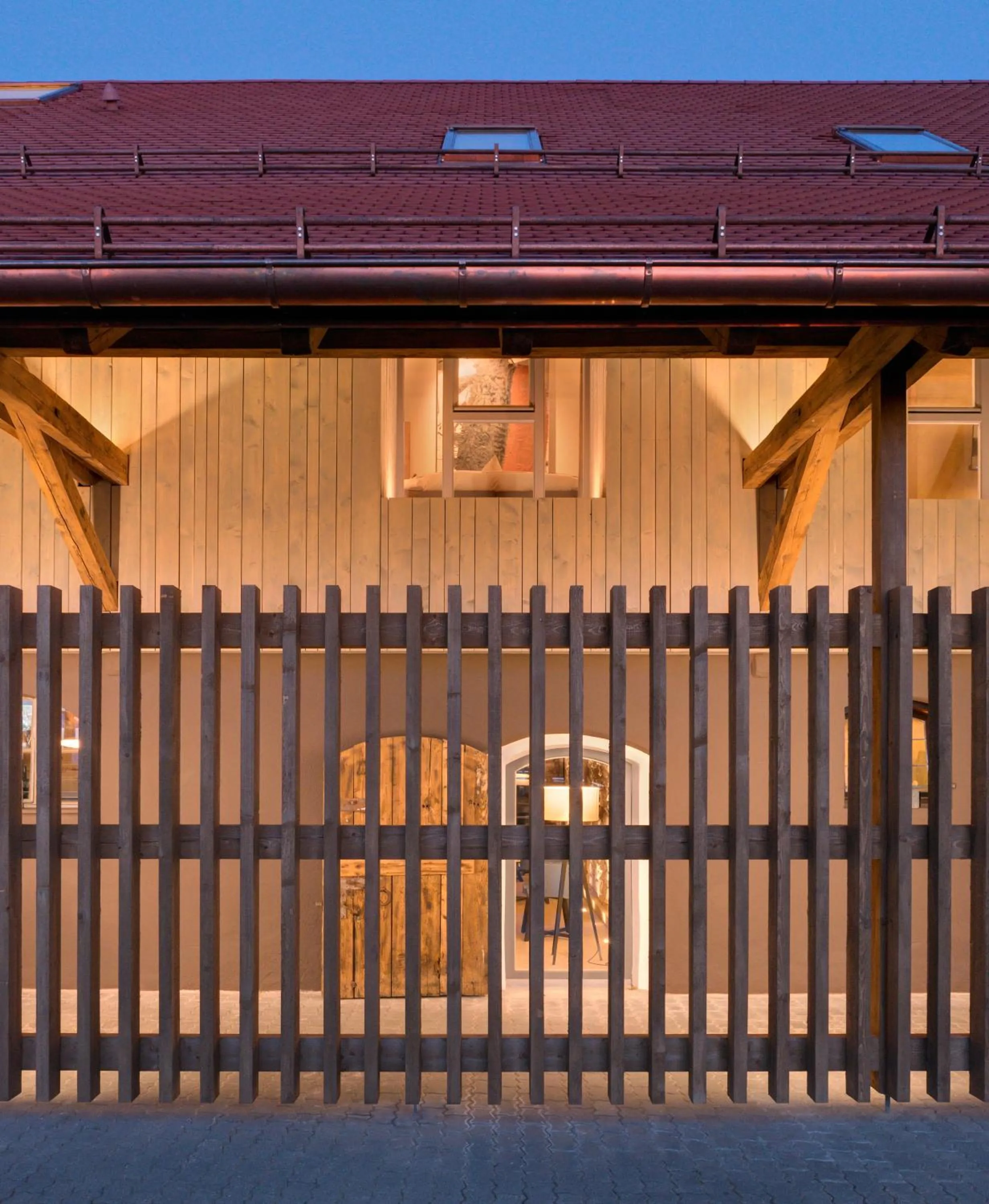 Facade/entrance in AlmRefugio