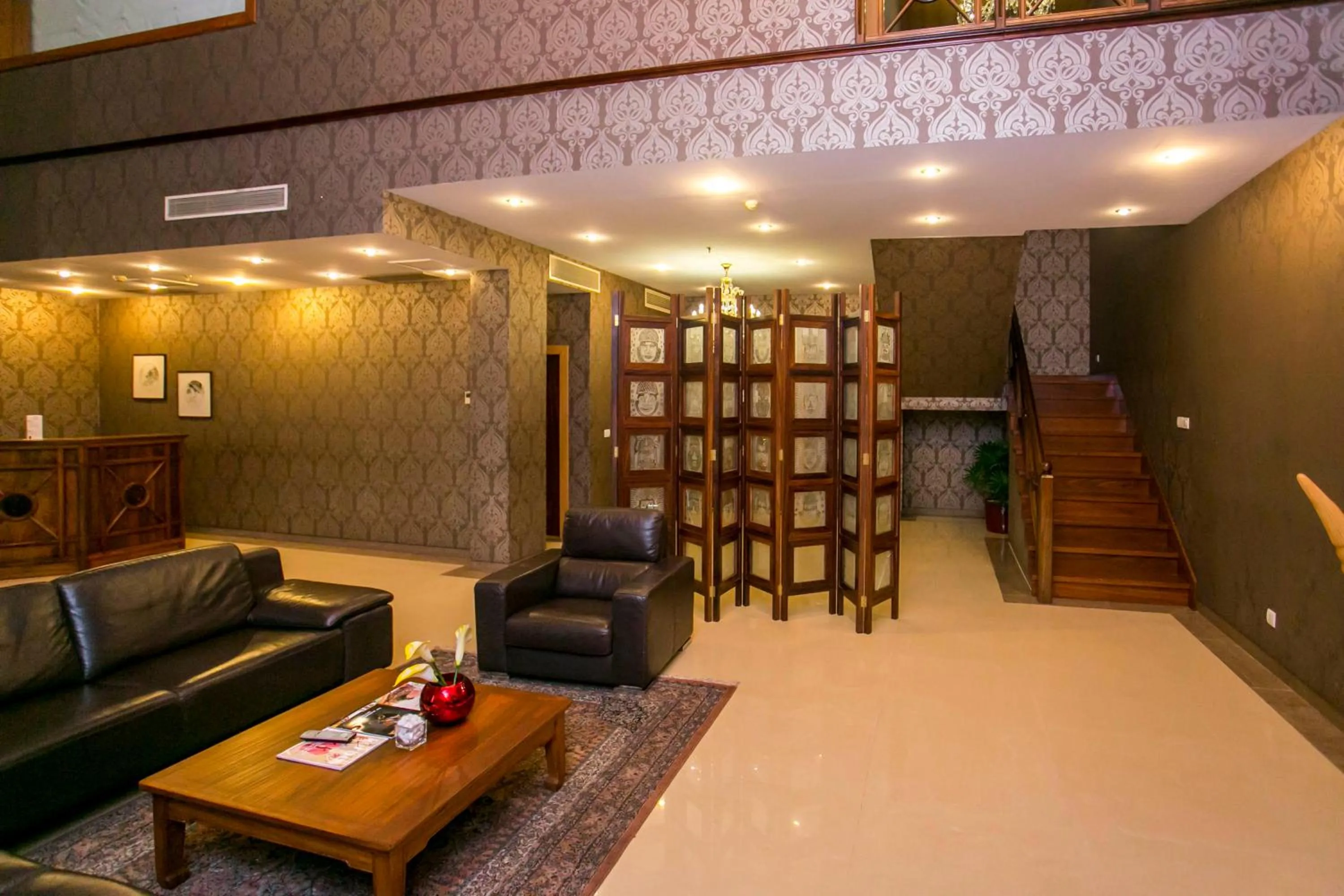 Seating area in Lagos Oriental Hotel