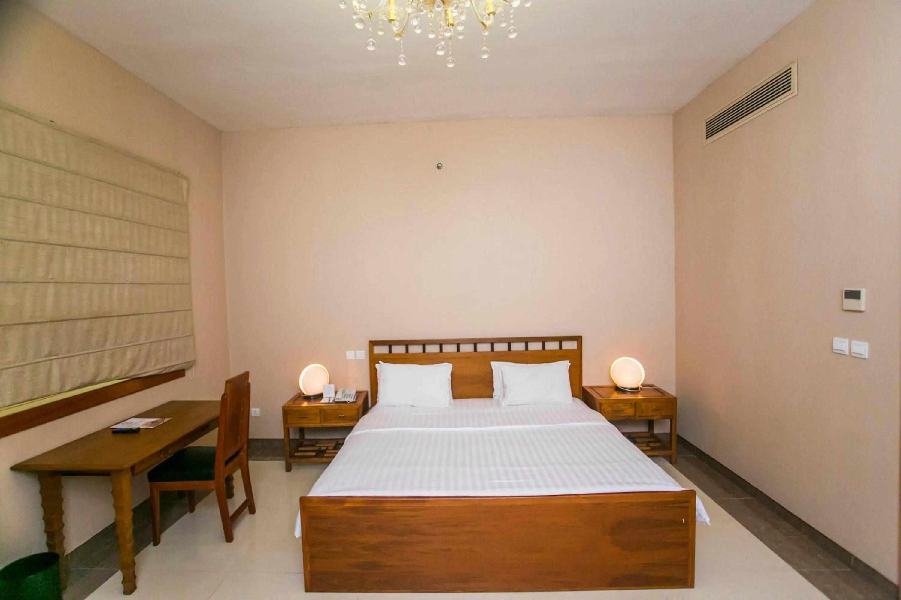 Bed in Lagos Oriental Hotel