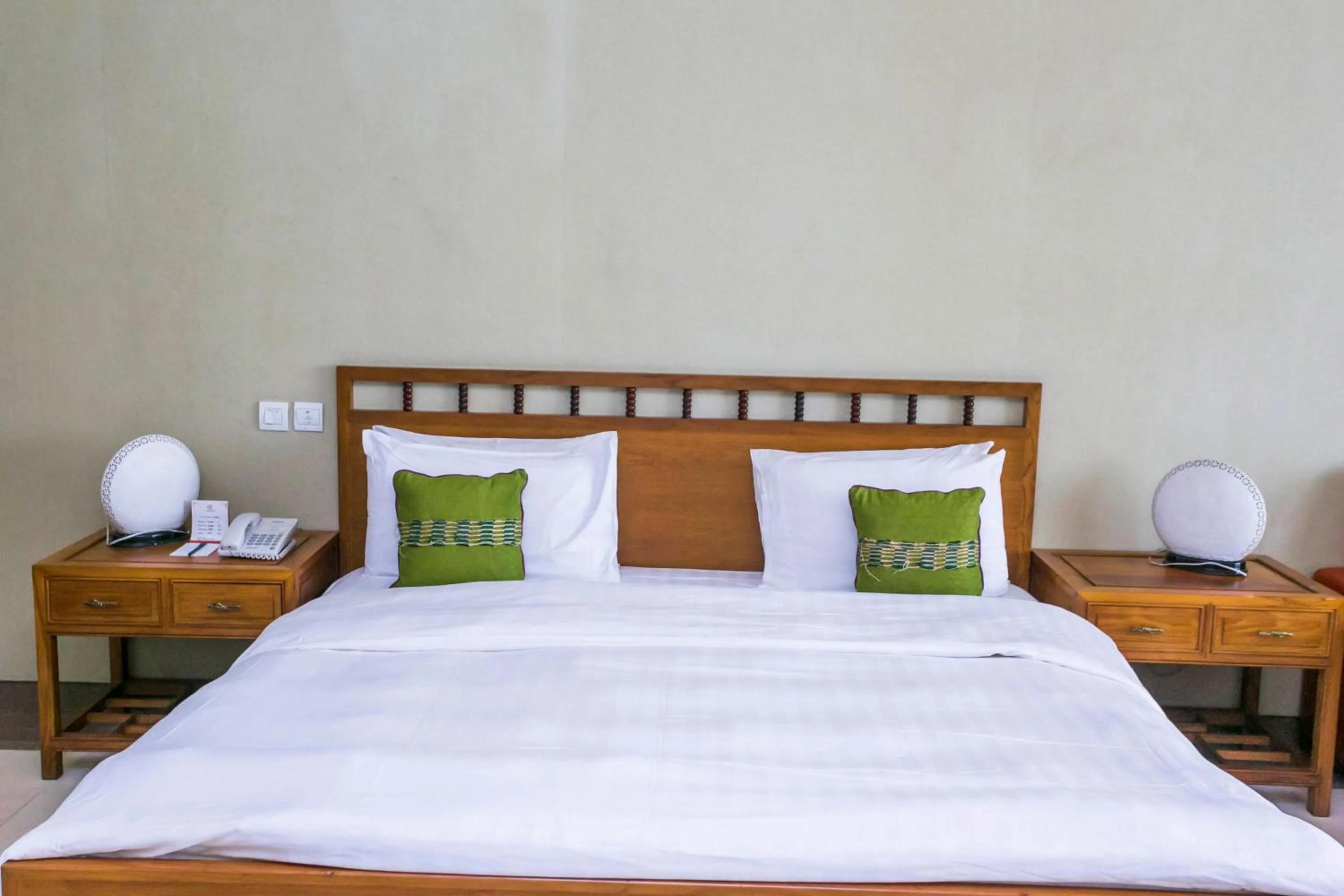 Bed in Lagos Oriental Hotel