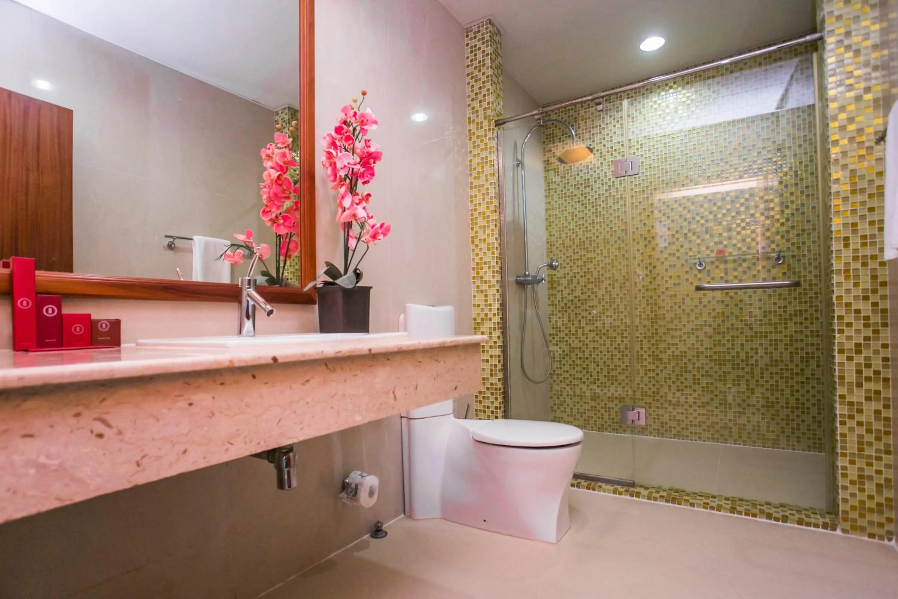 Shower in Lagos Oriental Hotel