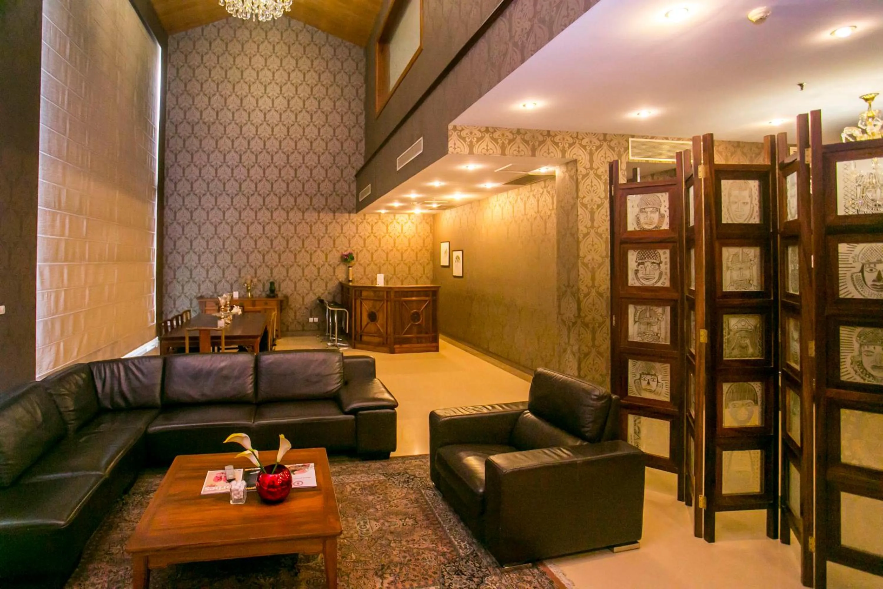Seating area in Lagos Oriental Hotel