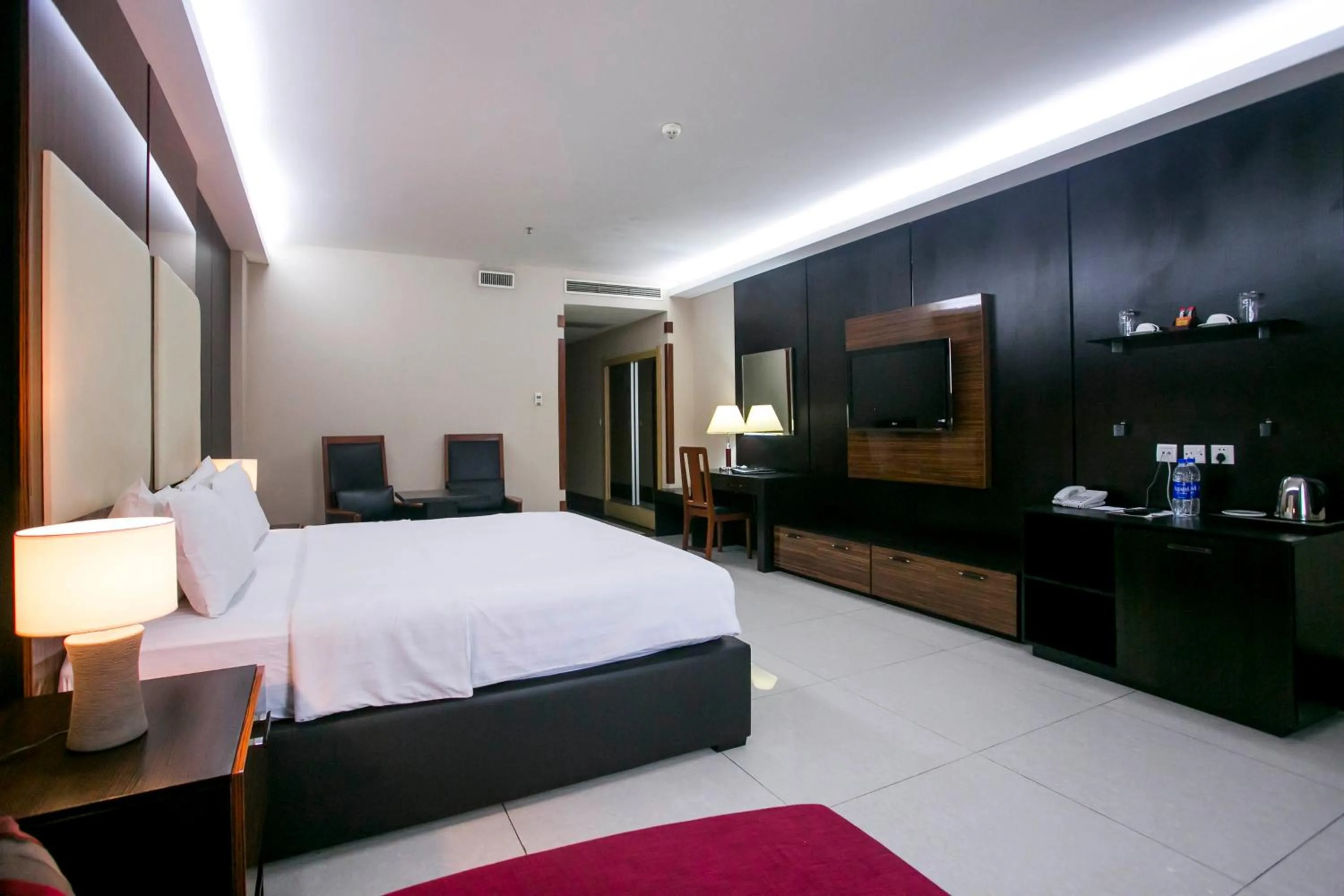 Bed in Lagos Oriental Hotel