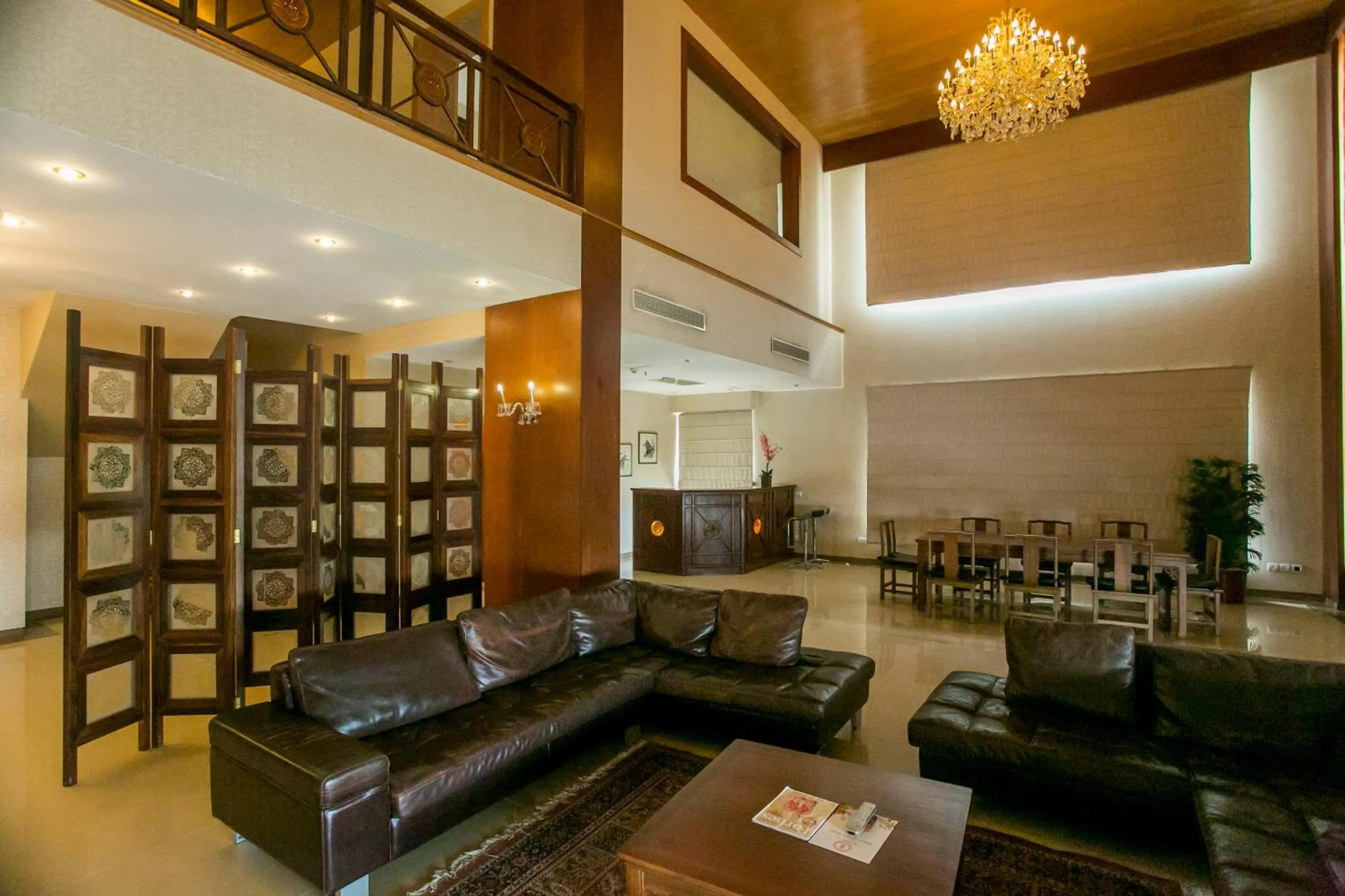 Seating area in Lagos Oriental Hotel