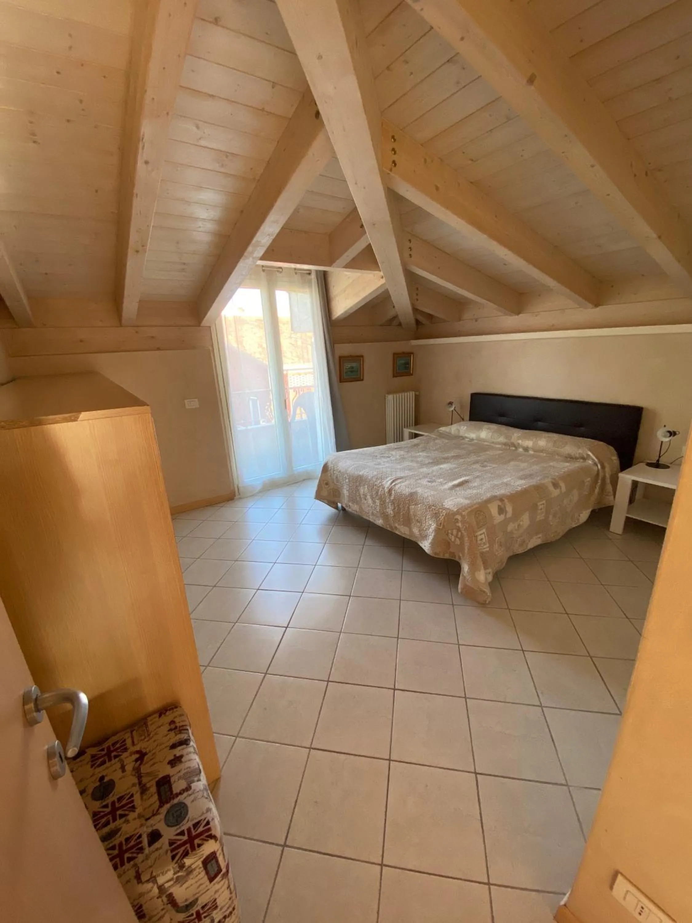 Balcony/Terrace, Bed in Appartamenti Jamaica