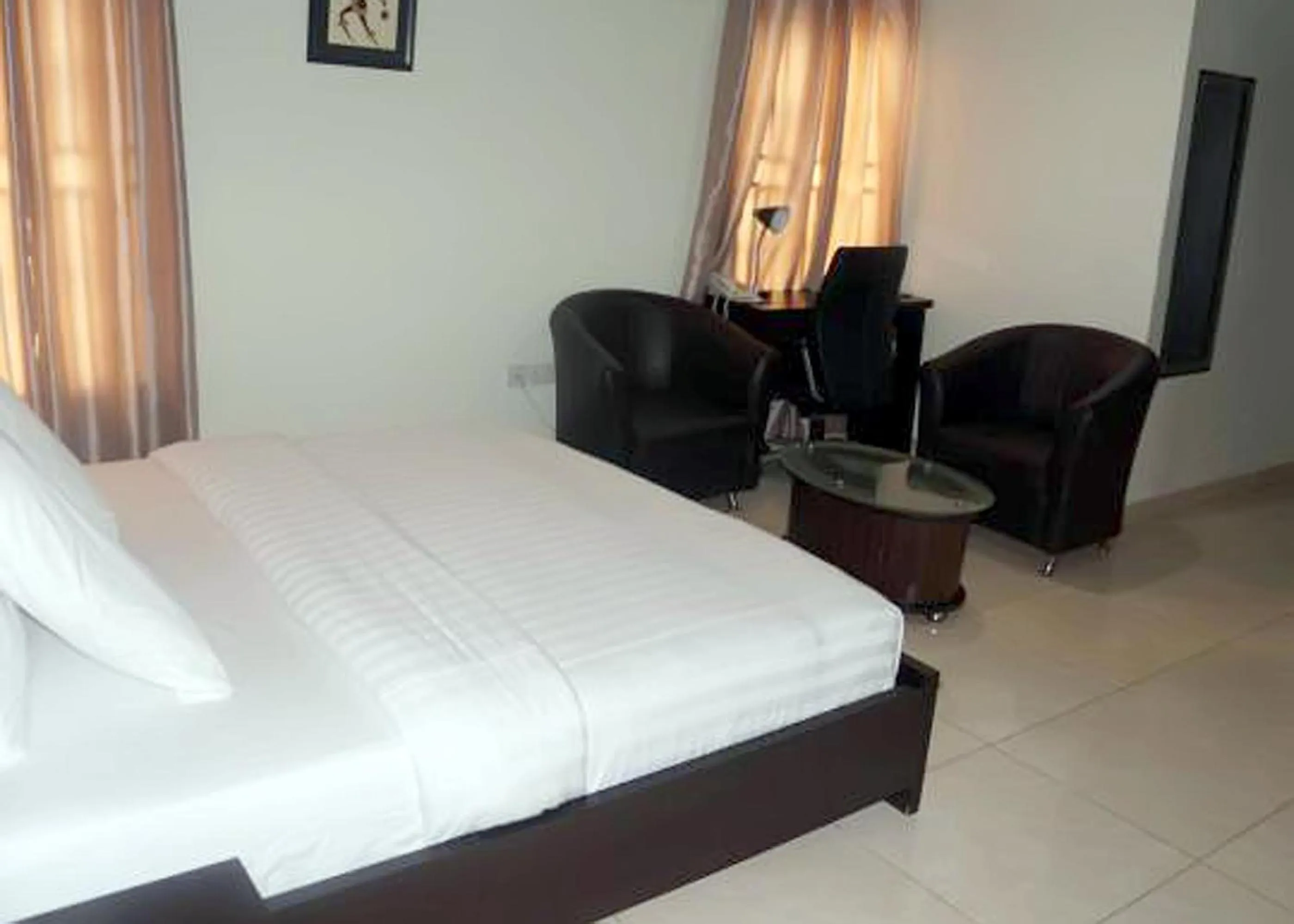 Seating area, Bed in De Rigg Place - Alaka Estate, Surulere