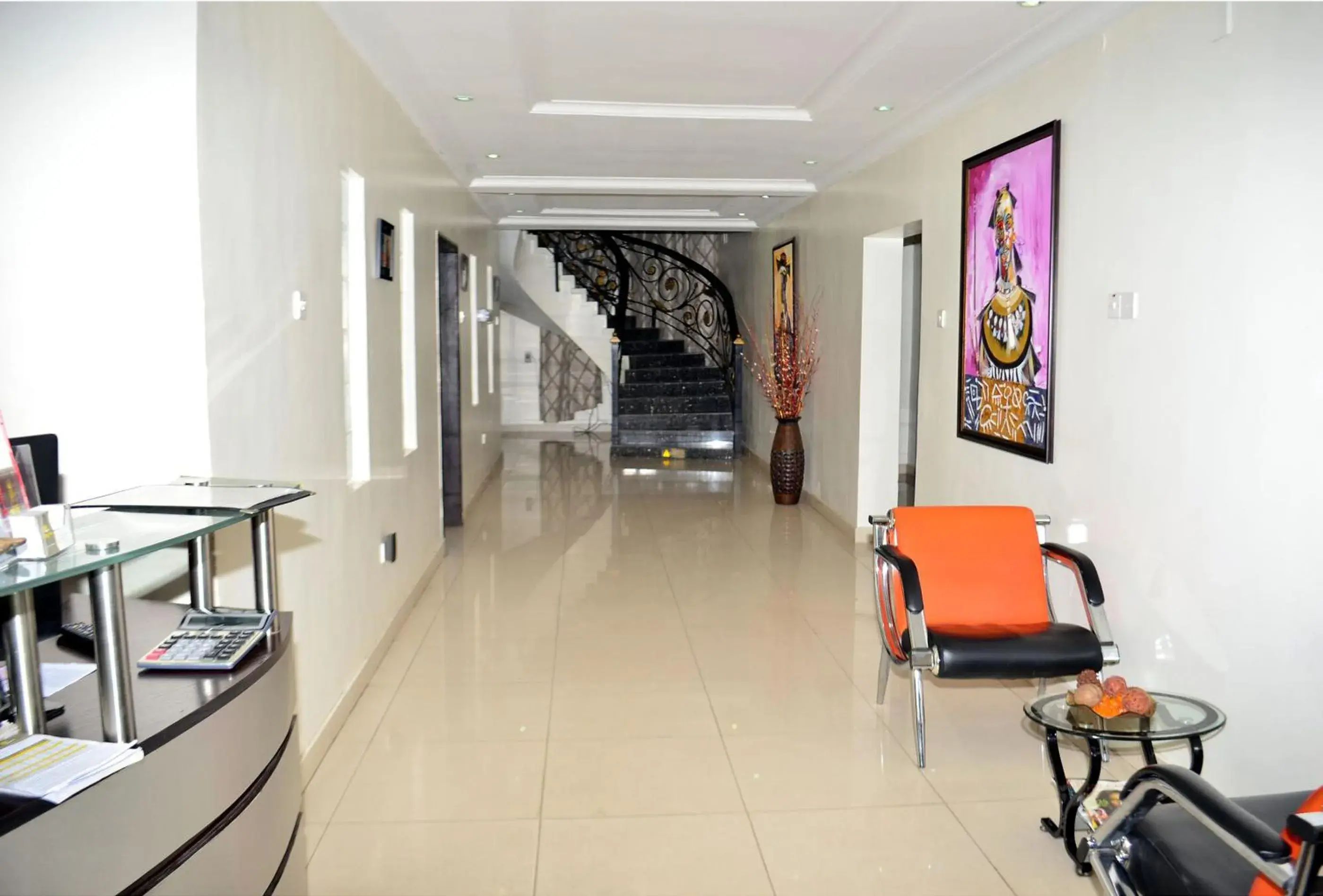 Lobby or reception in De Rigg Place - Alaka Estate, Surulere Lobby or reception in De Rigg Place - Alaka Estate, Surulere