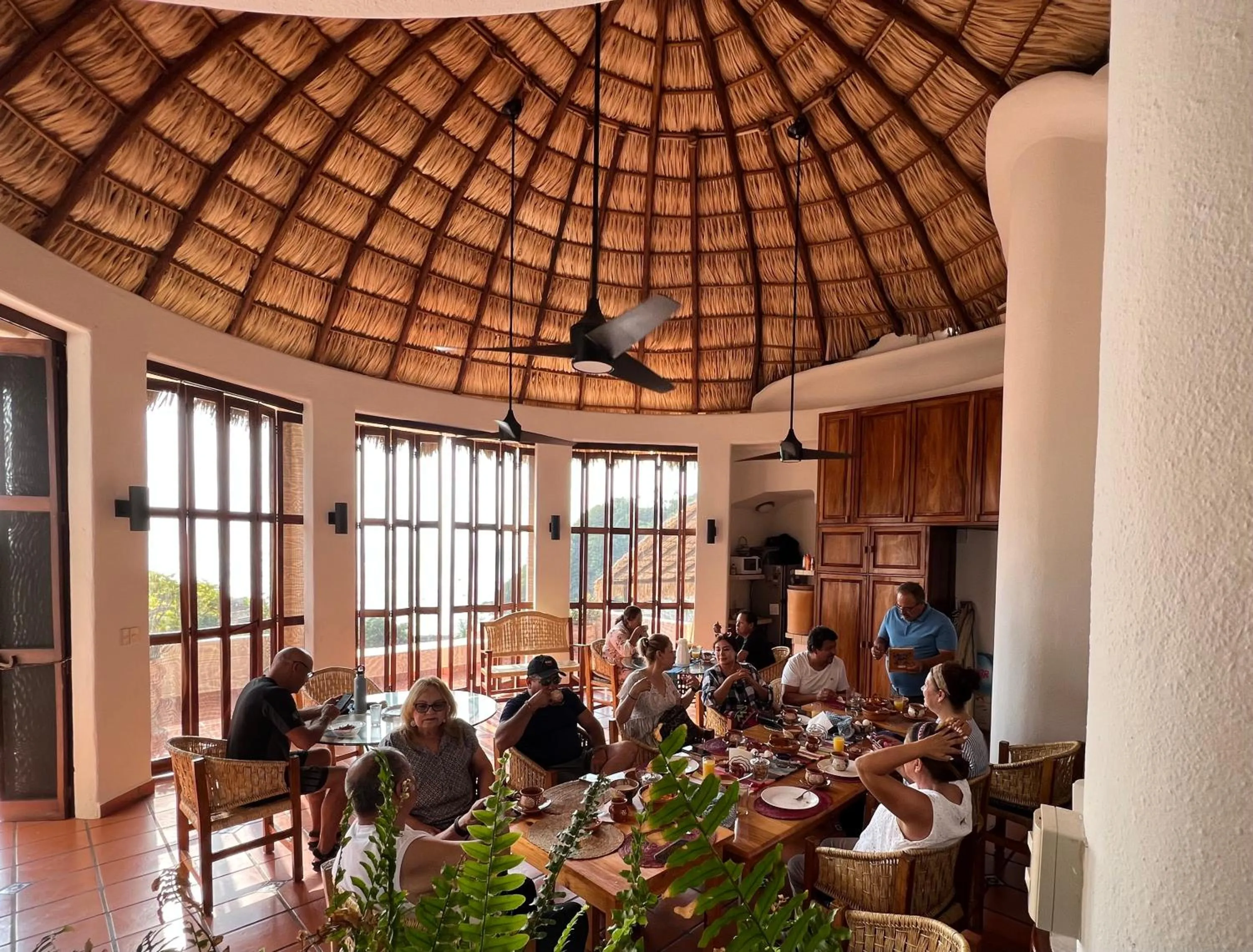 Dining area in Agua Azul la Villa