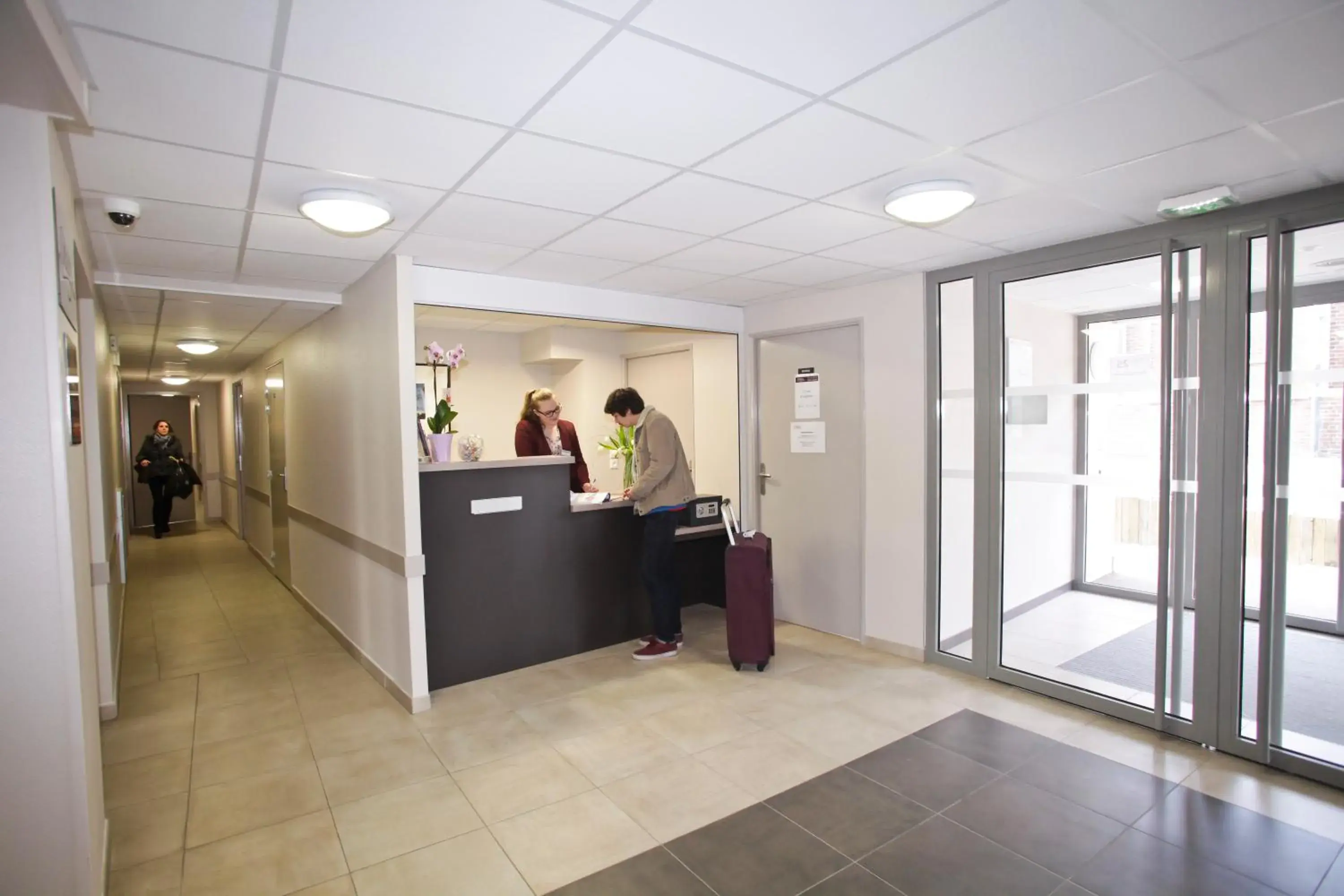Lobby or reception in Appart Hotel Odalys City Amiens Blamont Lobby or reception in Appart Hotel Odalys City Amiens Blamont