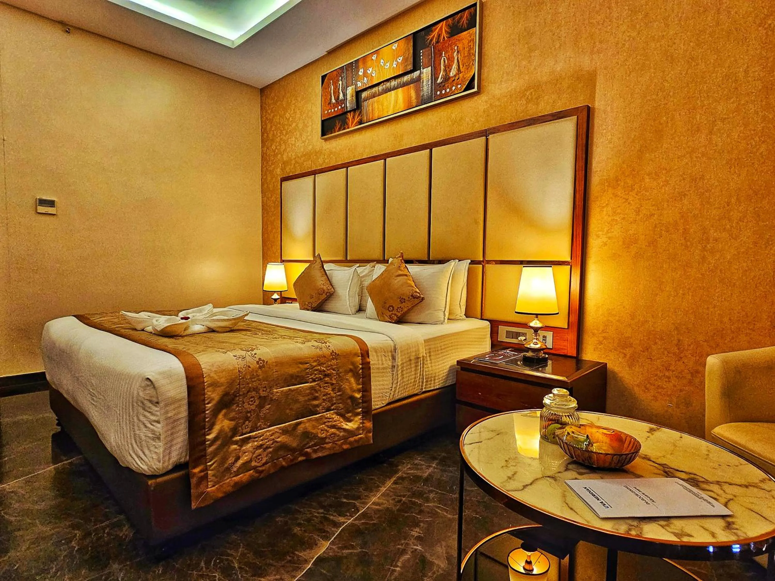 Bed in UVA Meridian Bay Resort & Spa