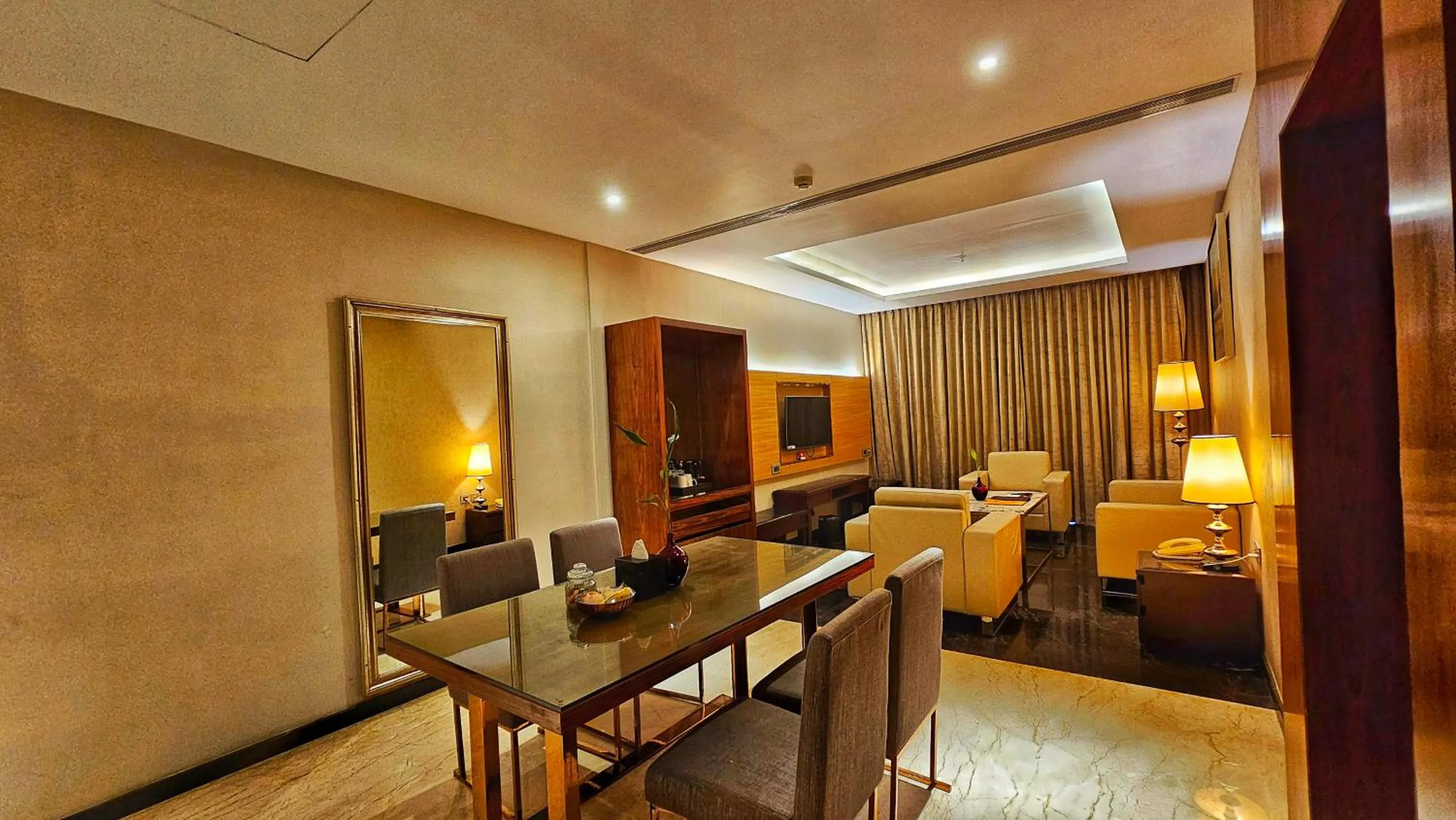 Living room, Bed in UVA Meridian Bay Resort & Spa