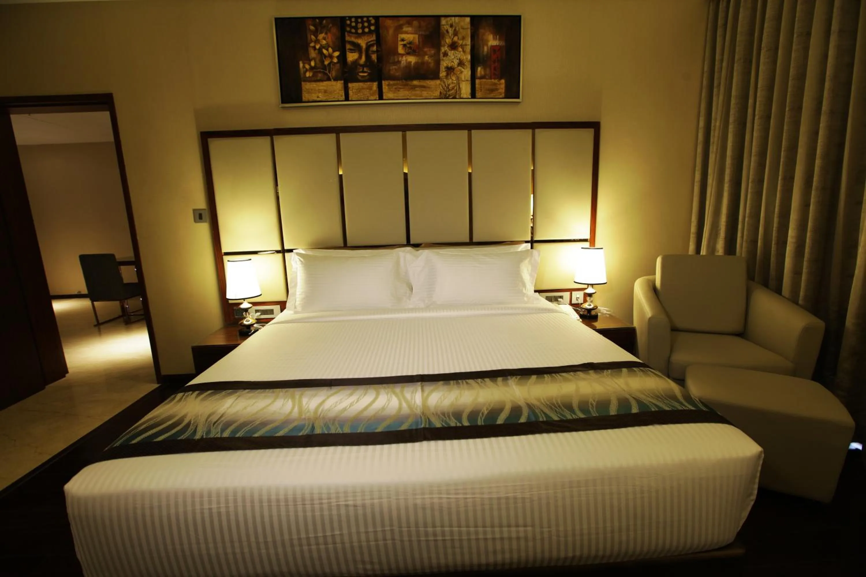 Bed in UVA Meridian Bay Resort & Spa