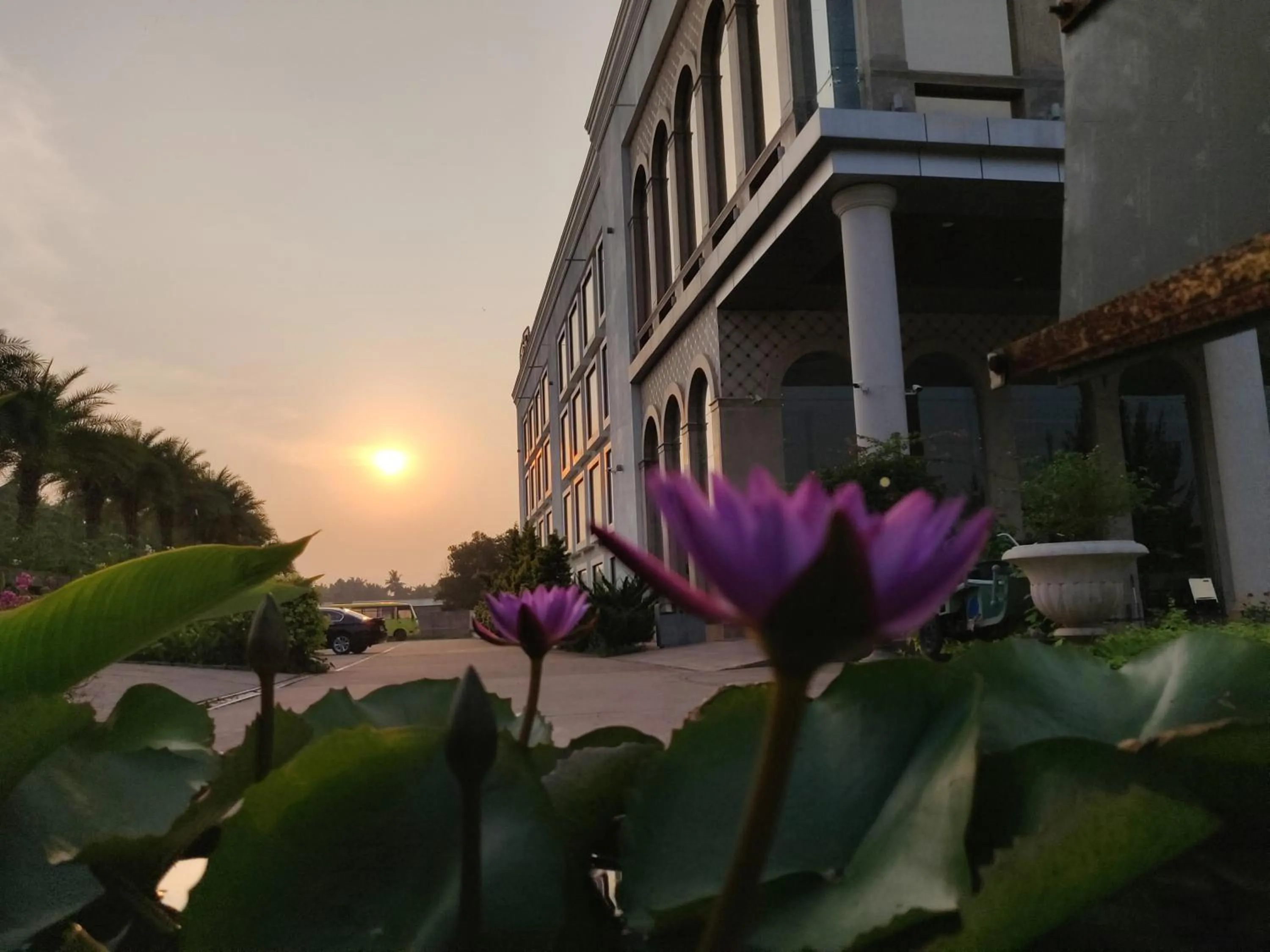 Sunset in UVA Meridian Bay Resort & Spa