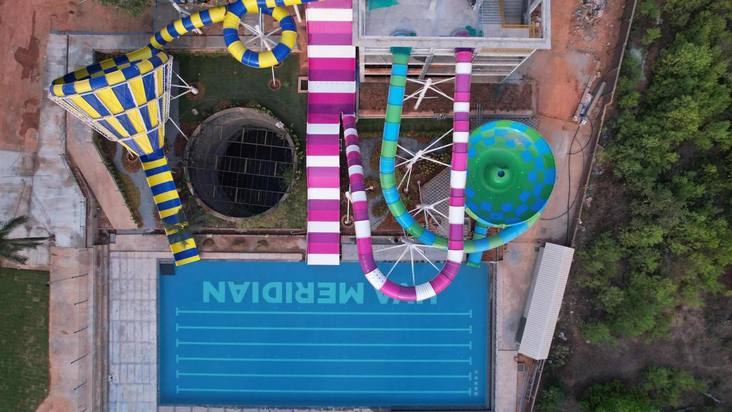 Aqua park in UVA Meridian Bay Resort & Spa