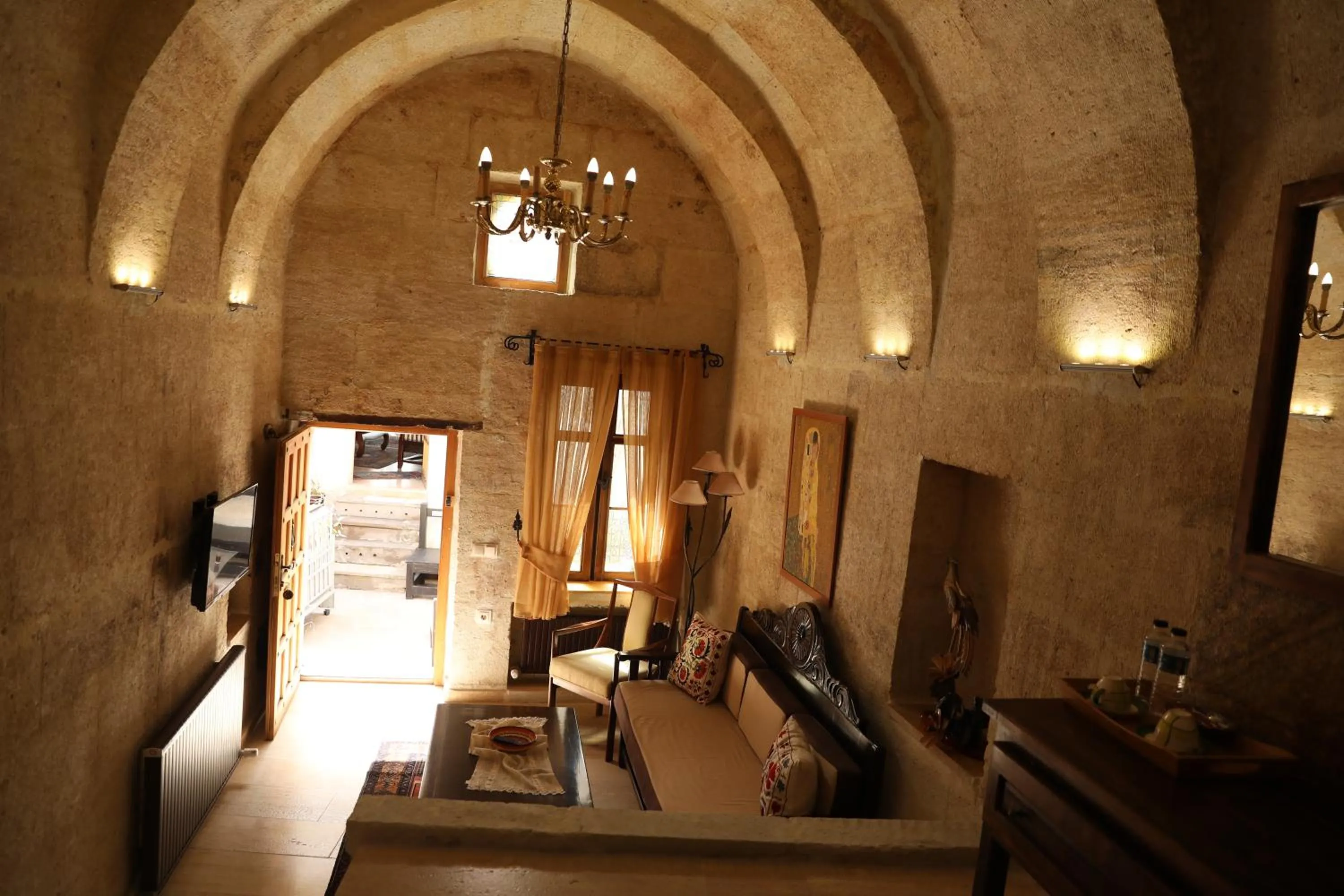 Seating area in Hanımkız Konagı