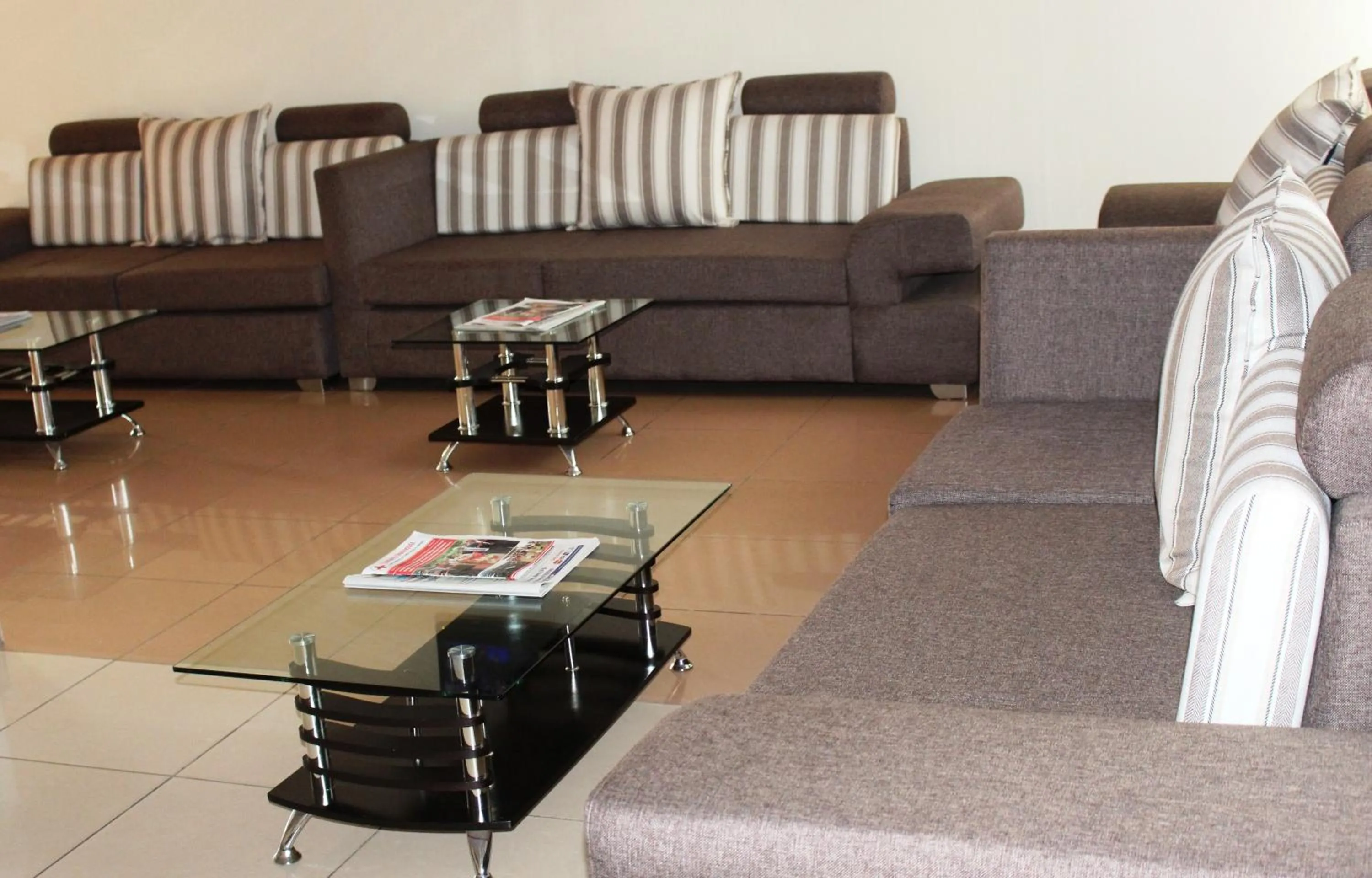 Lobby or reception in Virunga Hotel