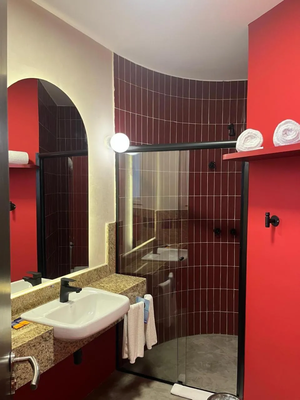 Shower in Comfort Hotel Santos