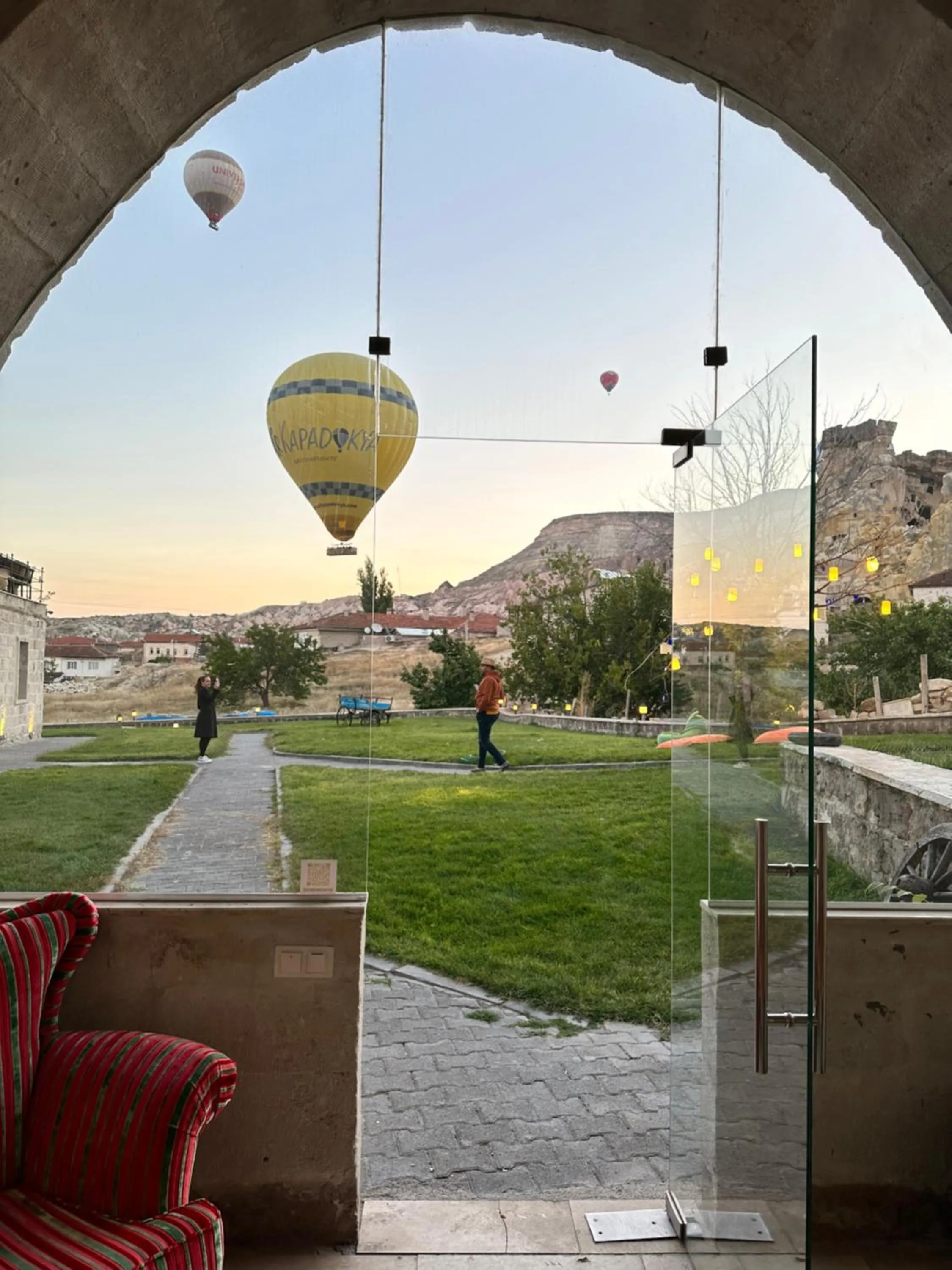 Patio in Jacob's Cave Suites - Cappadocia