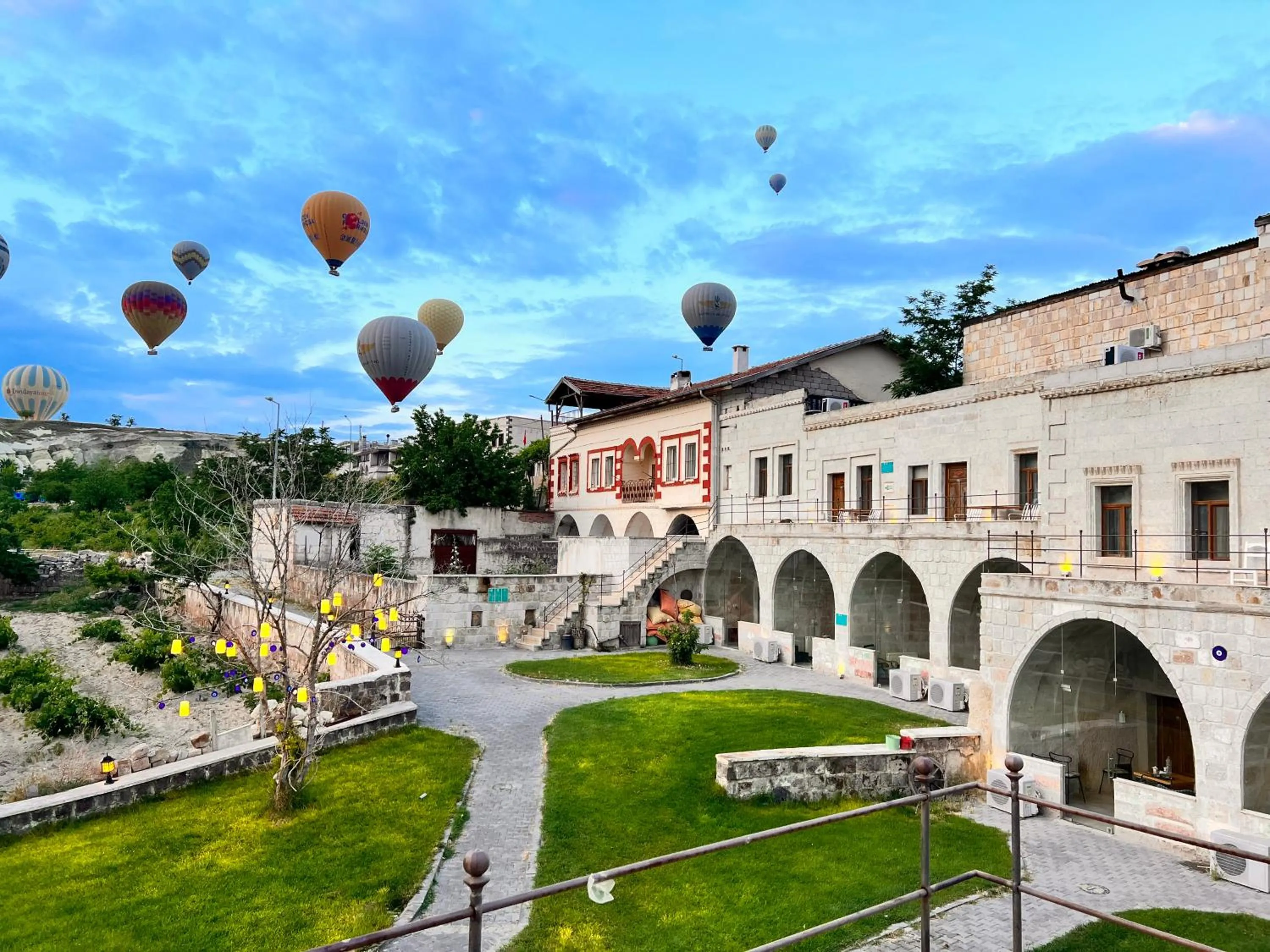 Balcony/Terrace in Jacob's Cave Suites - Cappadocia