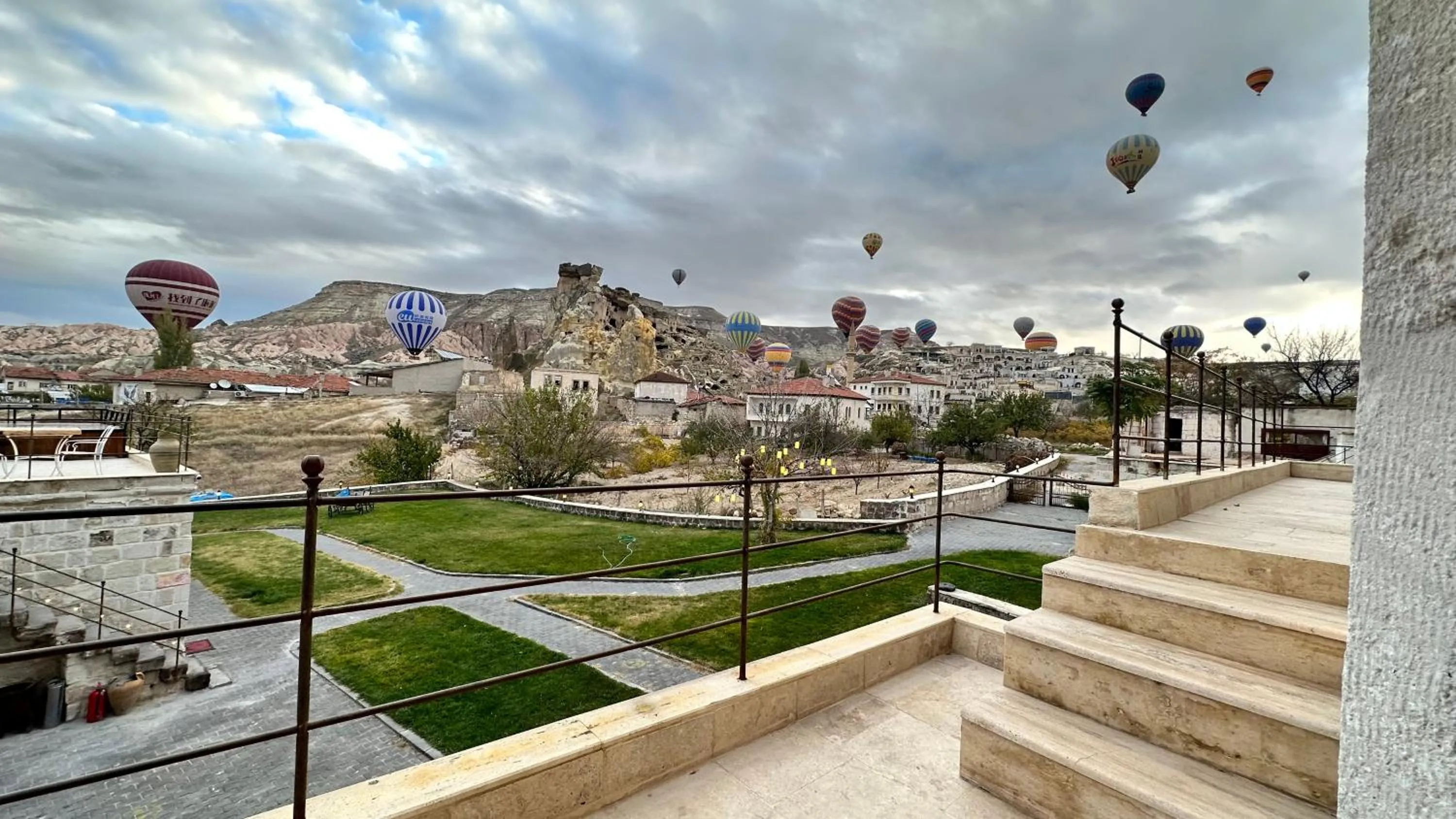 Patio in Jacob's Cave Suites - Cappadocia