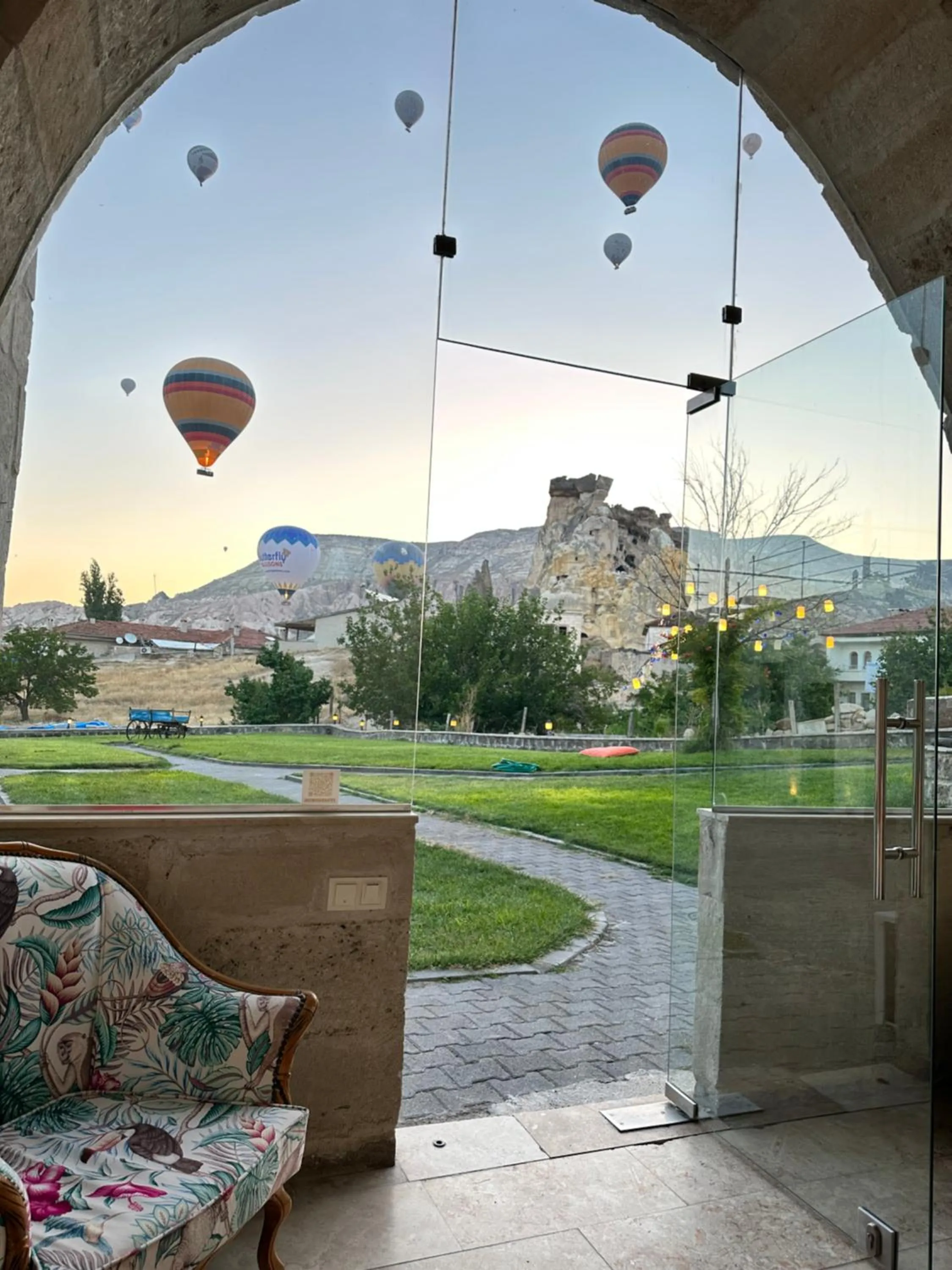 Patio in Jacob's Cave Suites - Cappadocia