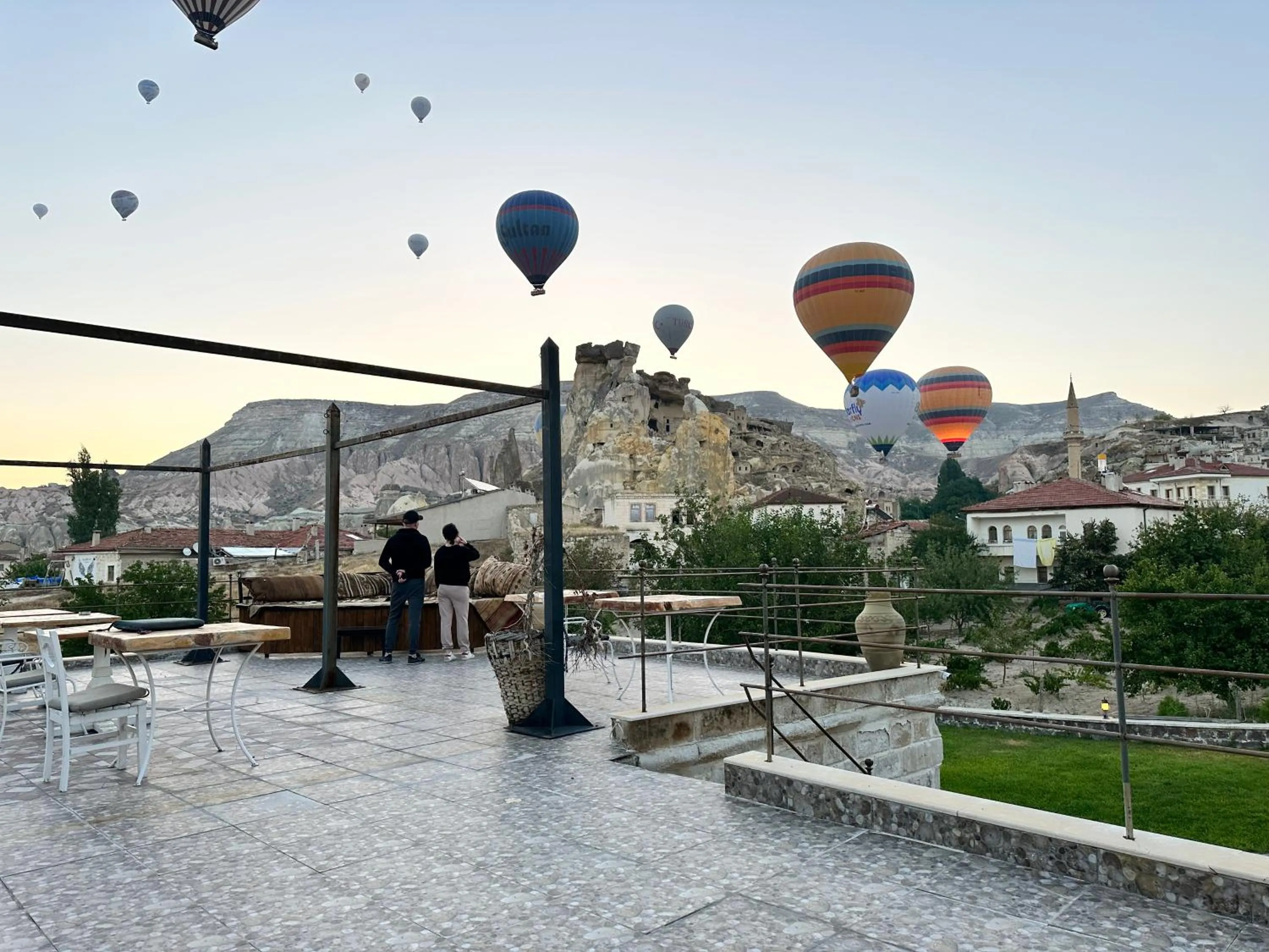 Balcony/Terrace in Jacob's Cave Suites - Cappadocia