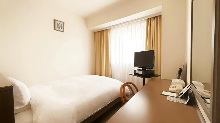 Bed in Nagano Linden Plaza Hotel