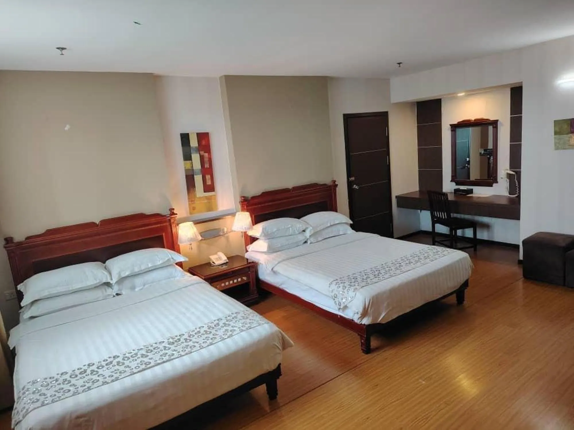 Bed in OYO 91193 Hi Inn Sibu Jaya