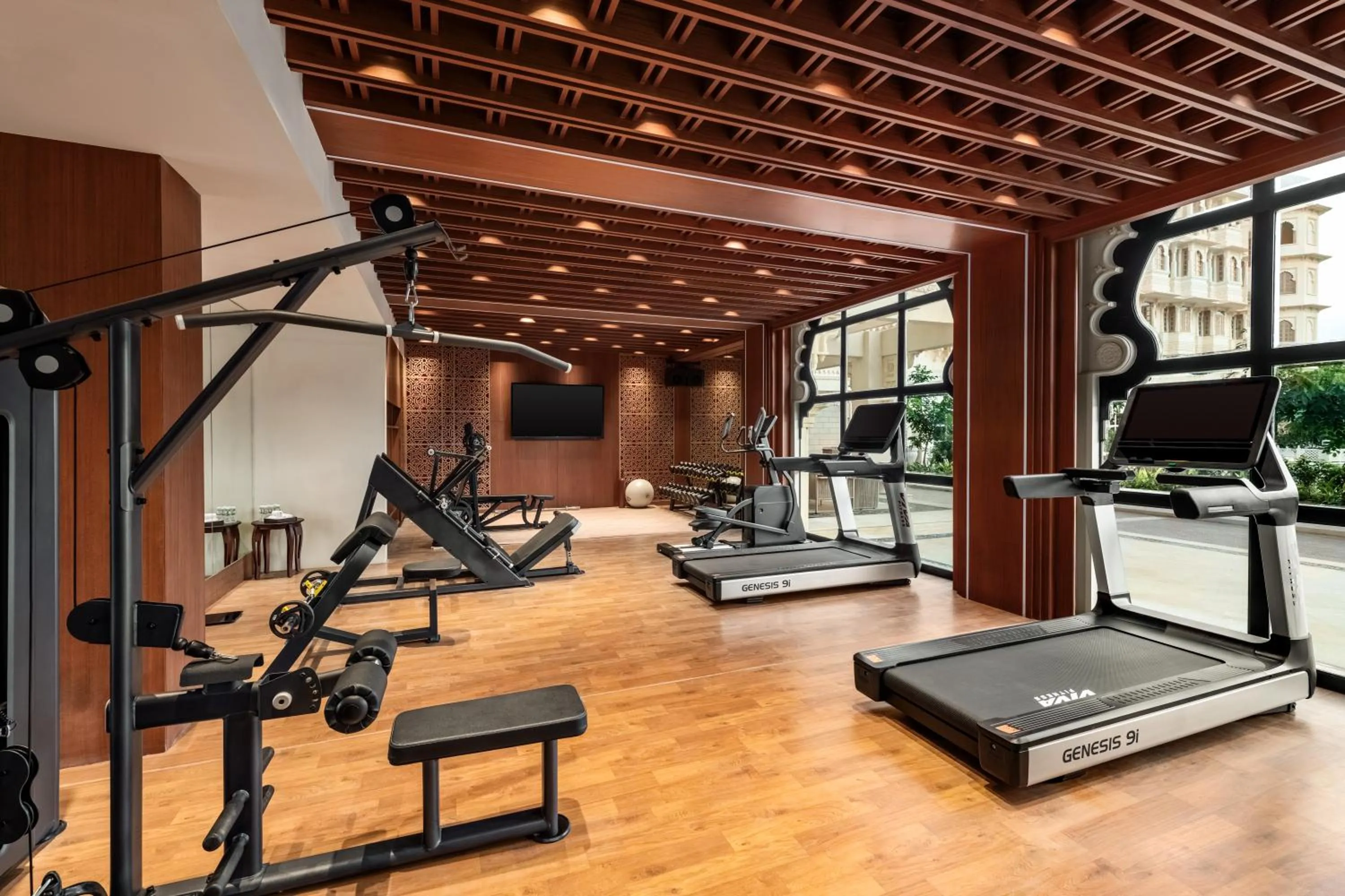 Fitness centre/facilities in Wyndham Grand Udaipur Fateh Sagar Lake - Pure Vegetarian Resort