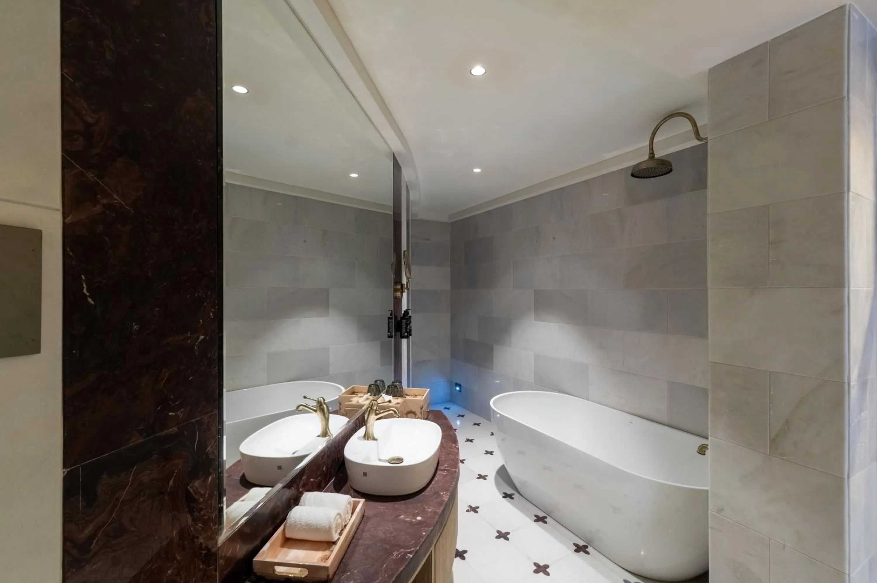 Bathroom in Wyndham Grand Udaipur Fateh Sagar Lake - Pure Vegetarian Resort