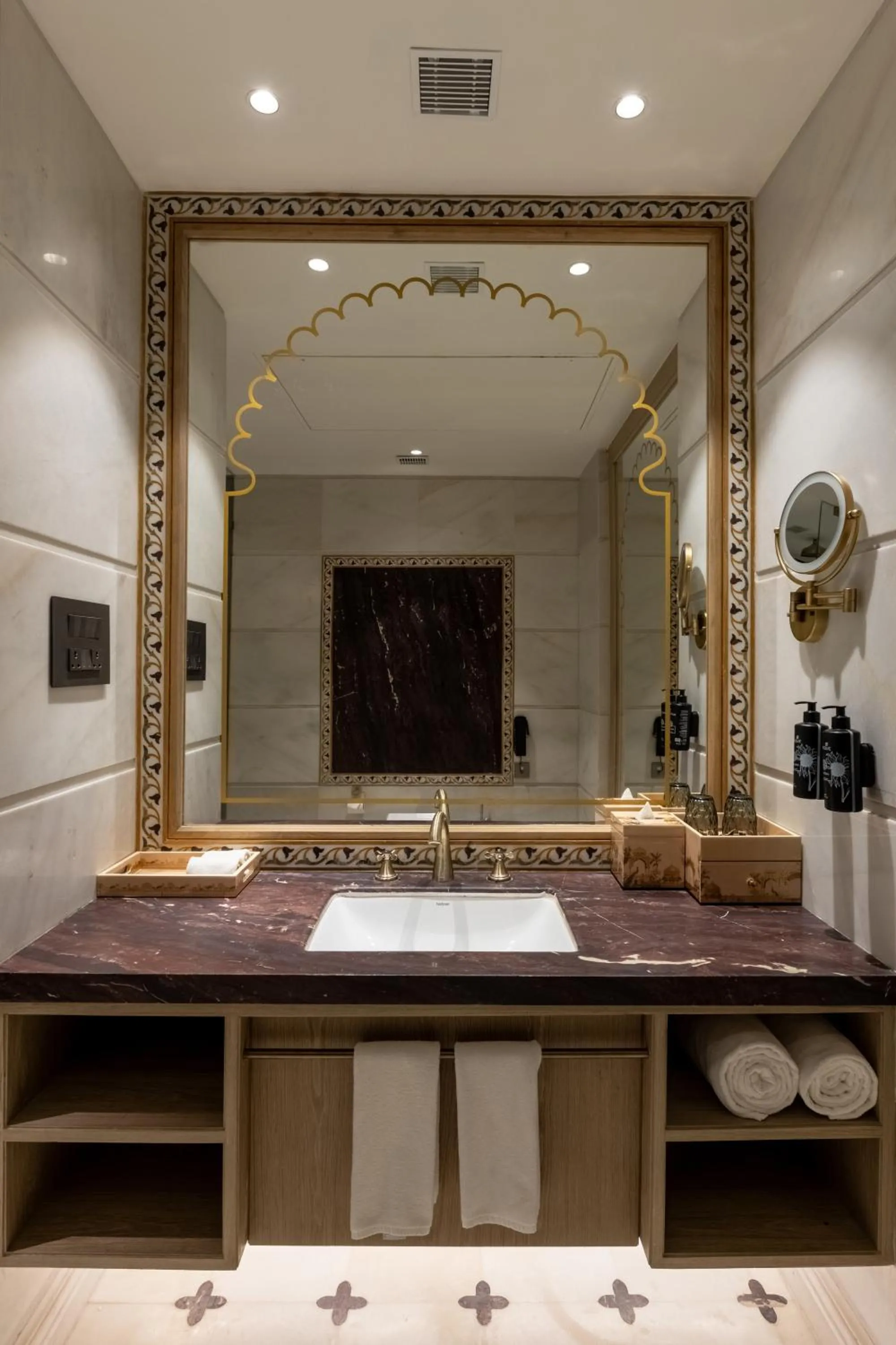 Bathroom in Wyndham Grand Udaipur Fateh Sagar Lake - Pure Vegetarian Resort
