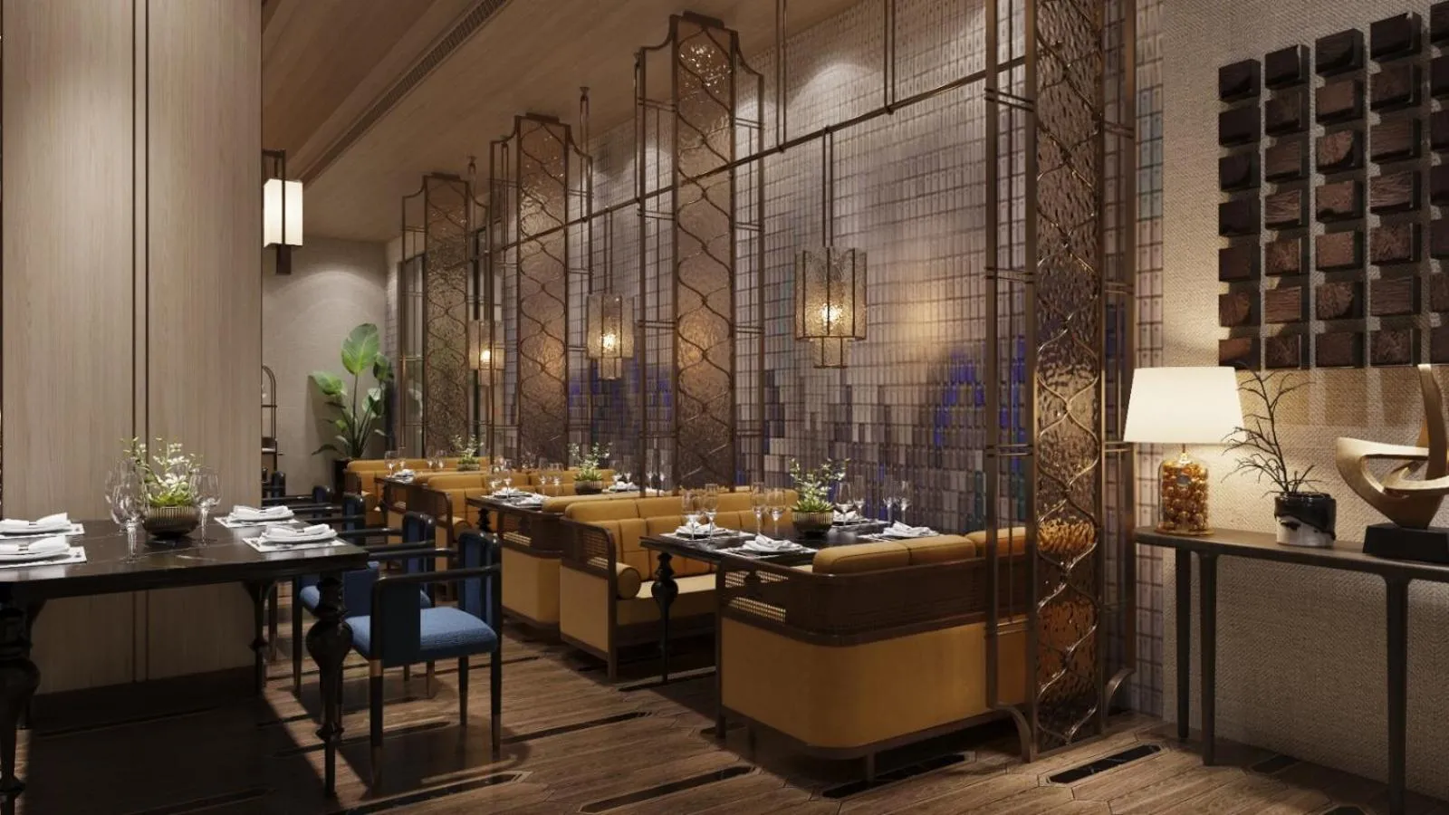 Restaurant/places to eat in Wyndham Grand Udaipur Fateh Sagar Lake - Pure Vegetarian Resort