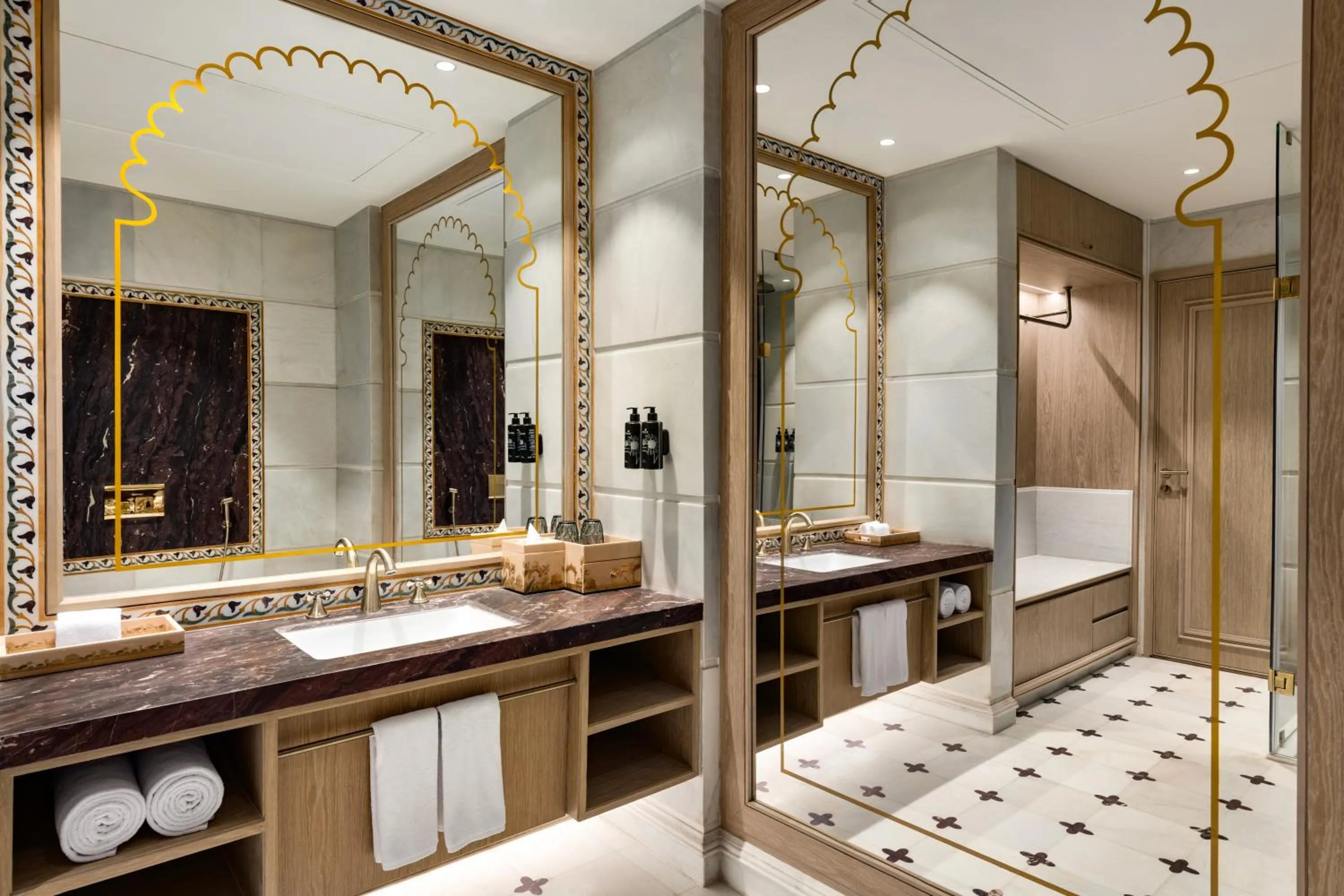 Bathroom in Wyndham Grand Udaipur Fateh Sagar Lake - Pure Vegetarian Resort