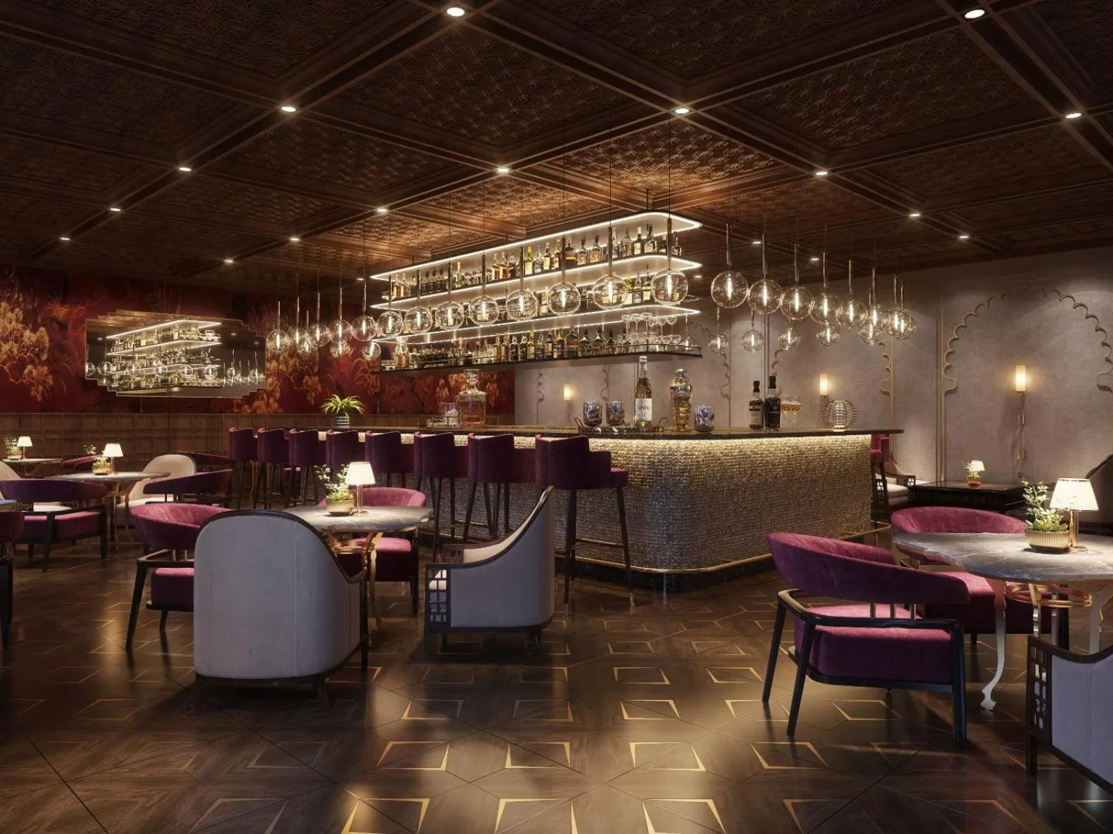 Lounge or bar in Wyndham Grand Udaipur Fateh Sagar Lake - Pure Vegetarian Resort