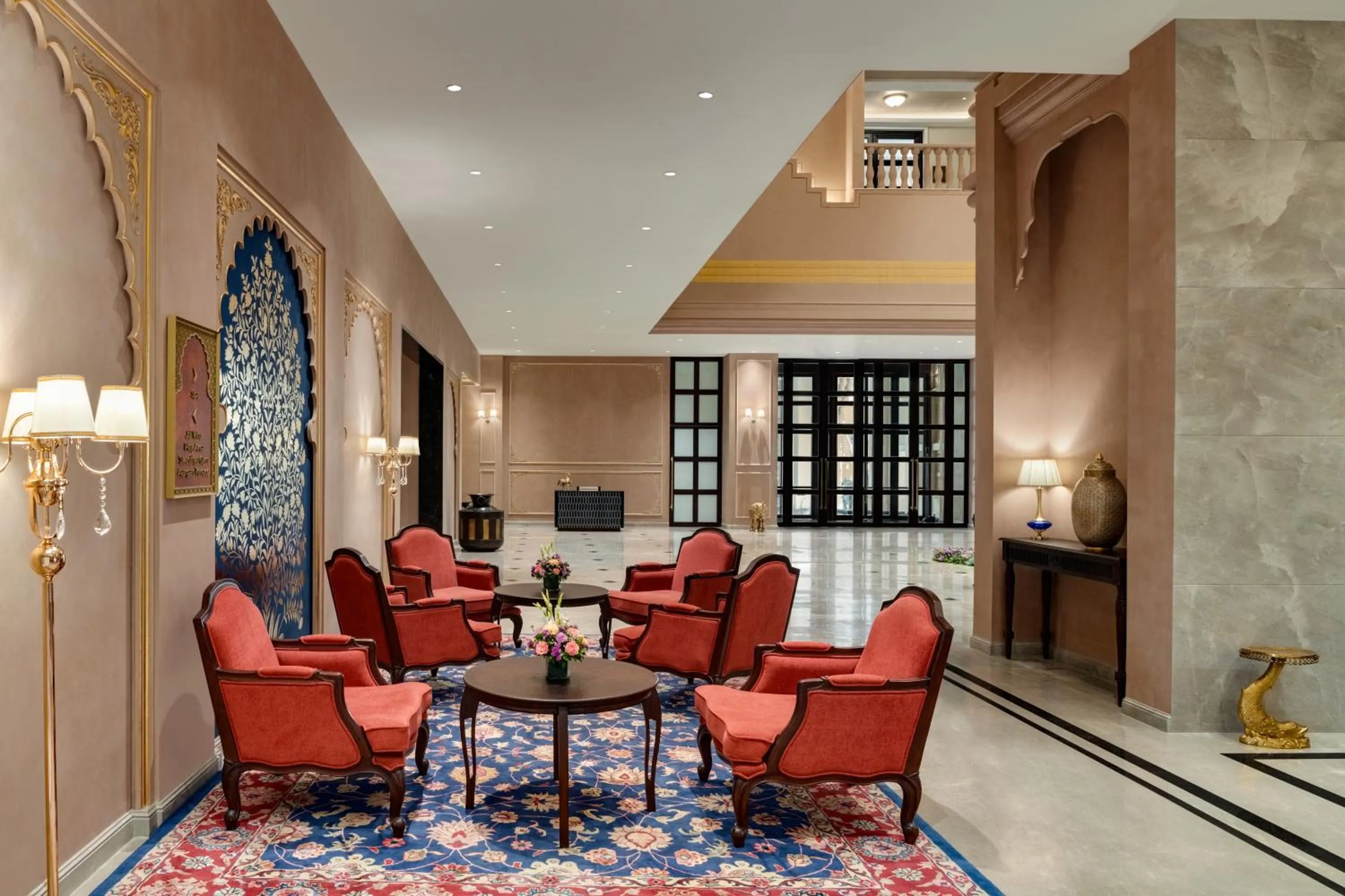 Lobby or reception in Wyndham Grand Udaipur Fateh Sagar Lake - Pure Vegetarian Resort
