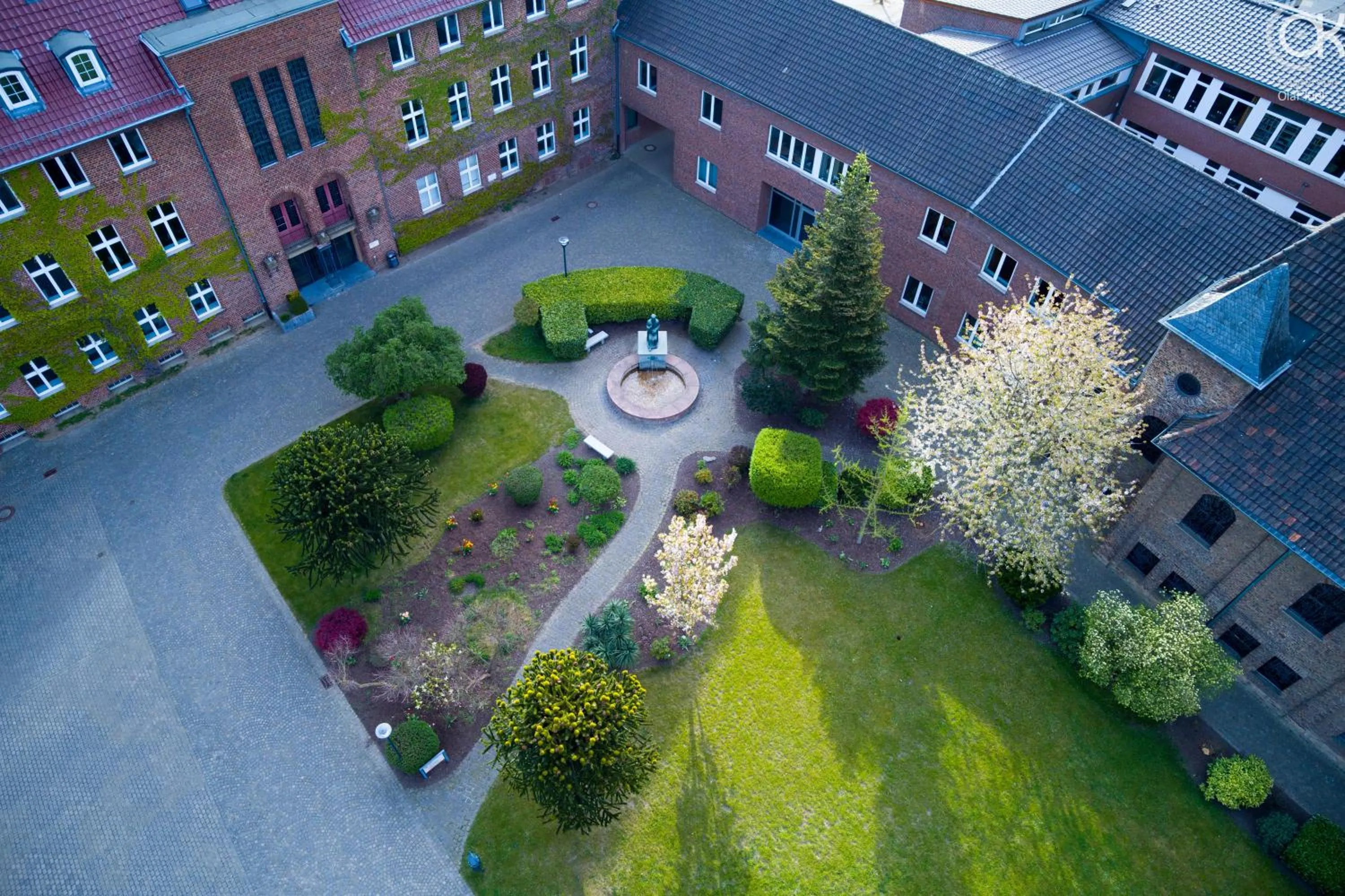 Bird's eye view in Haus Overbach