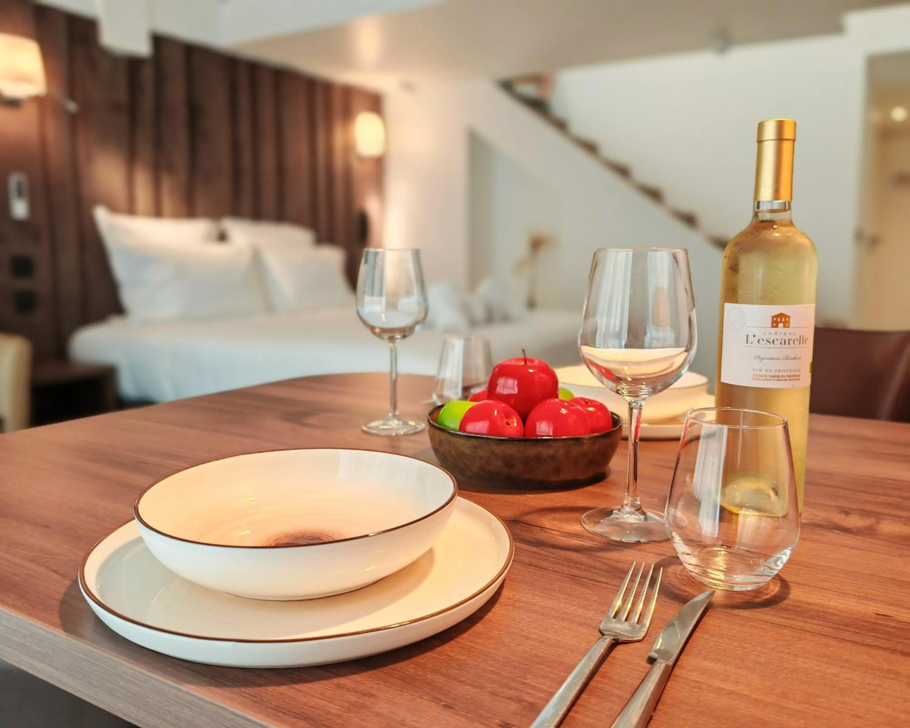 Bedroom in Hôtel & Appartements Monsigny