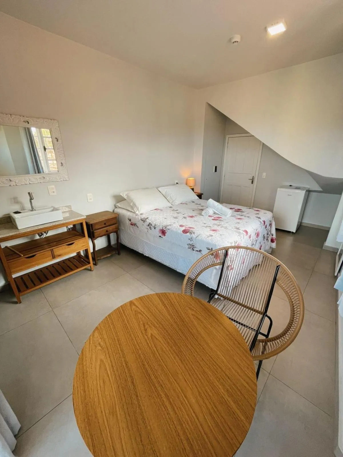 Bed in Hotel Pousada 7 Mares