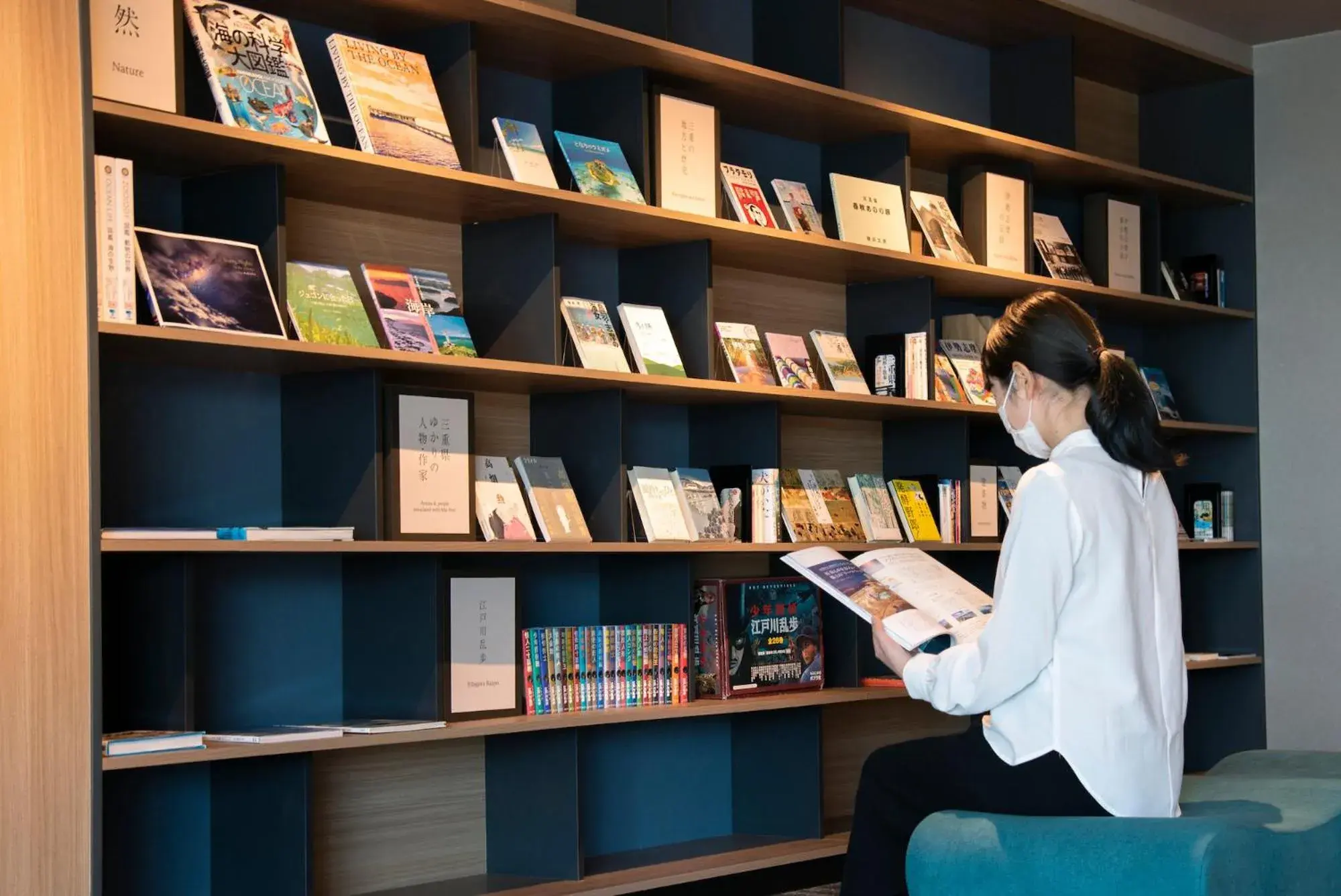 Seating area in Hamanomiyabitei Ichii Seating area in Hamanomiyabitei Ichii