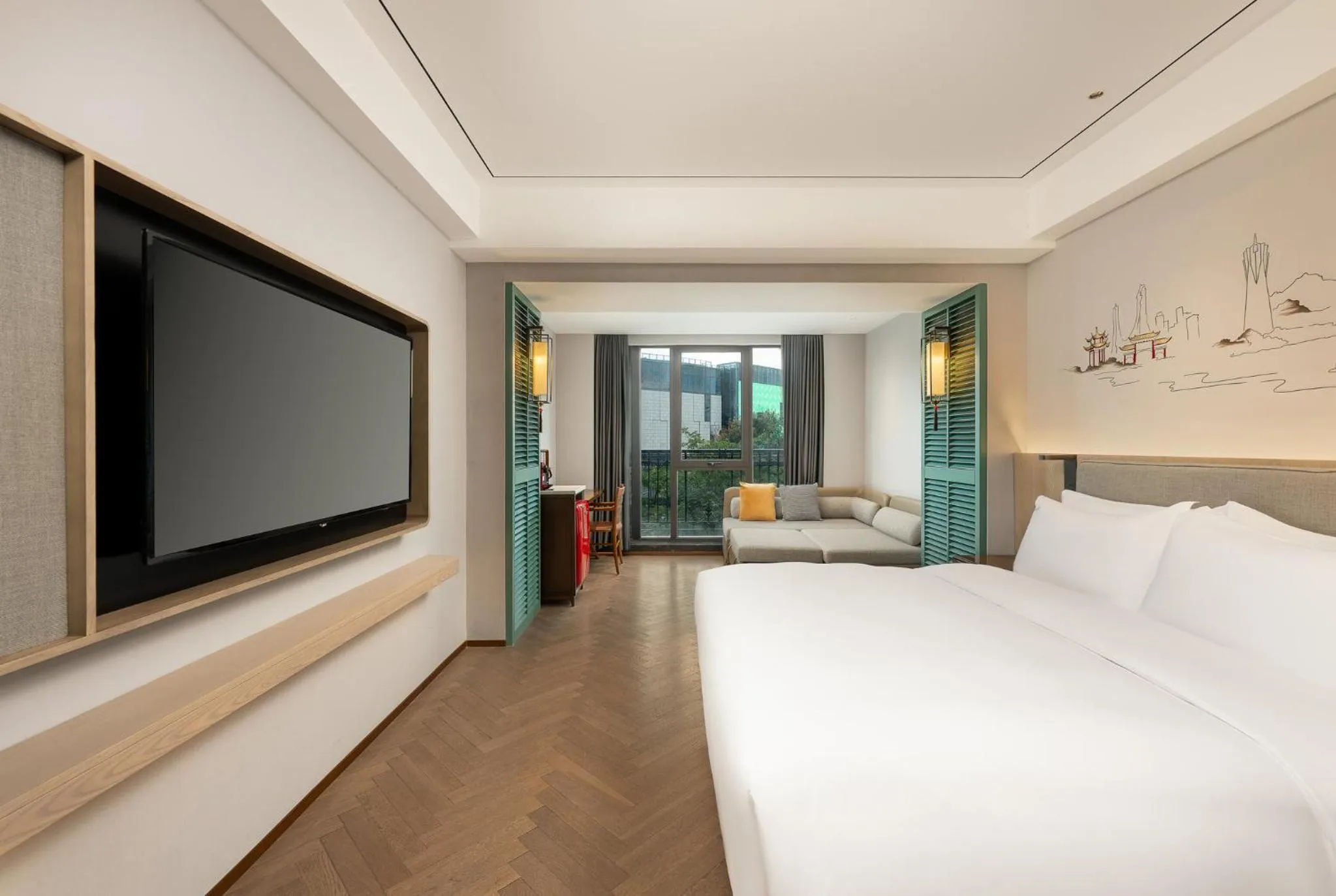 Photo of the whole room, Bed in Holiday Inn Hangzhou West Lake by IHG