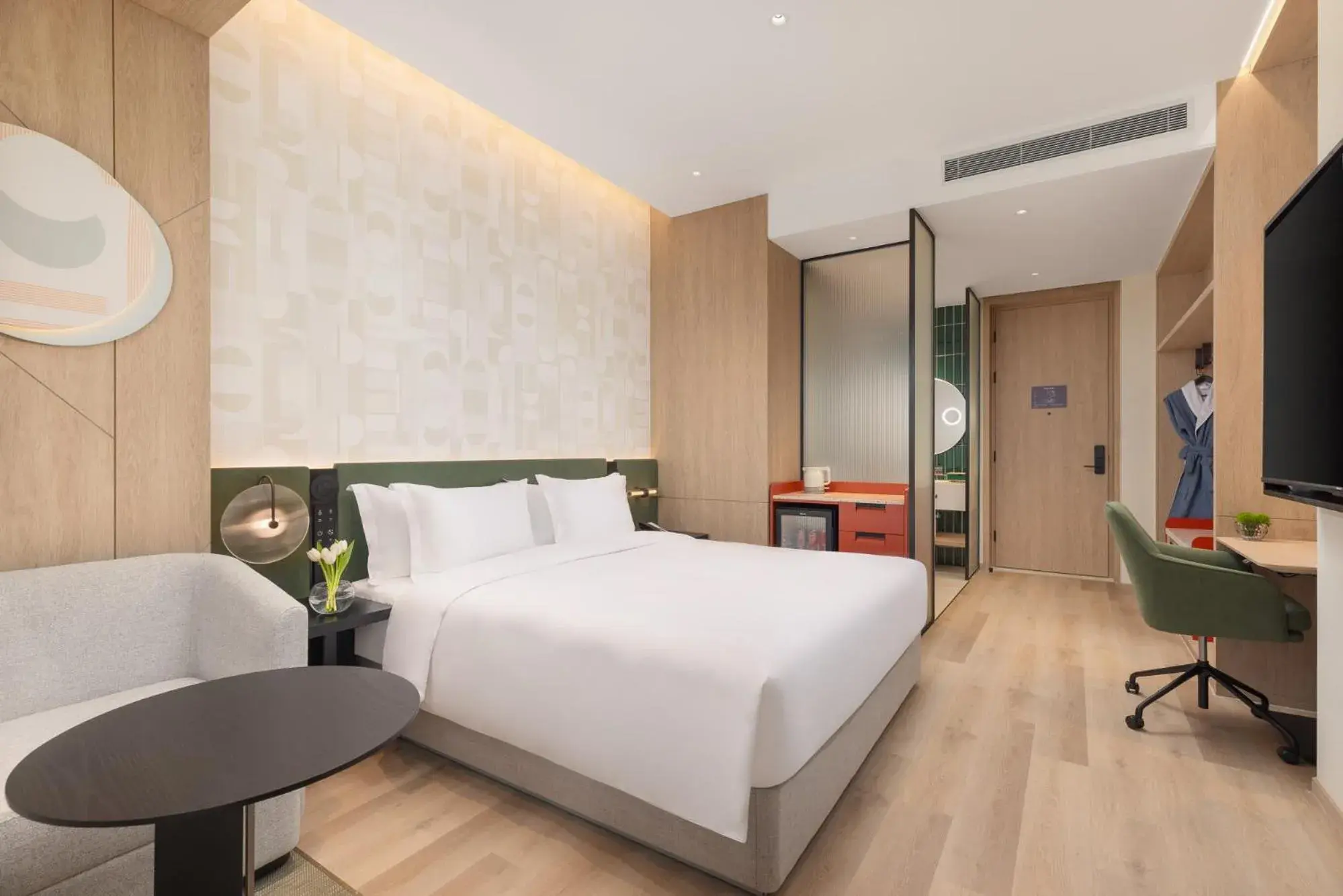 Bed in EVEN Hotel Hangzhou West Lake by IHG Bed in EVEN Hotel Hangzhou West Lake by IHG