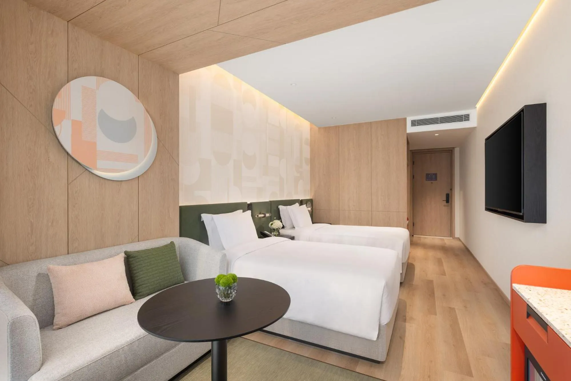 Bed in EVEN Hotel Hangzhou West Lake by IHG