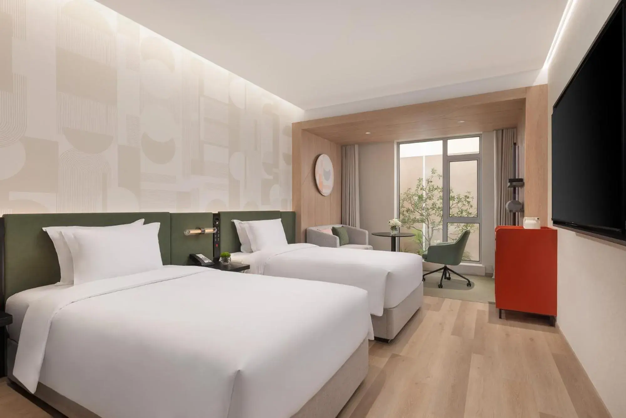 Standard Double Room with Two Double Beds - Disability Access in EVEN Hotel Hangzhou West Lake by IHG Standard Double Room with Two Double Beds - Disability Access in EVEN Hotel Hangzhou West Lake by IHG