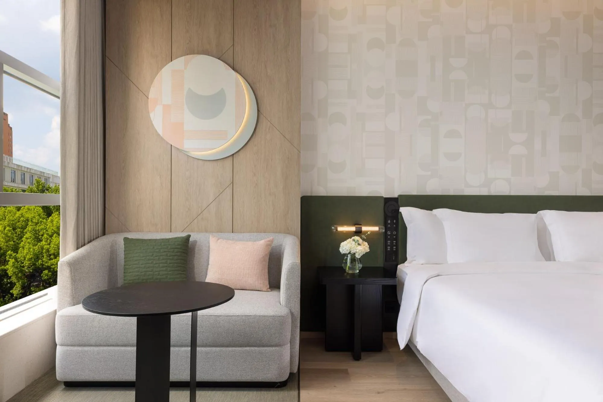 Bed in EVEN Hotel Hangzhou West Lake by IHG