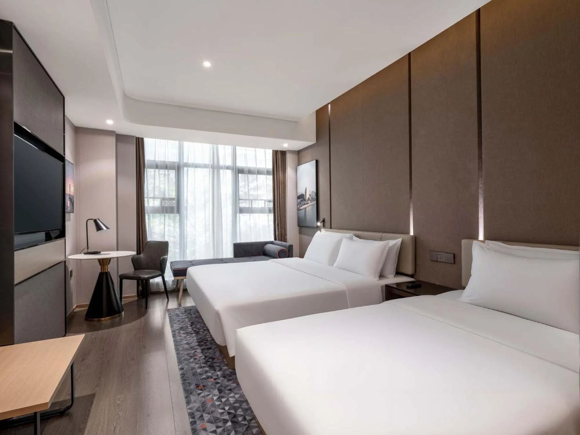 Bed in Holiday Inn Express Zhuhai Grand Theater by IHG